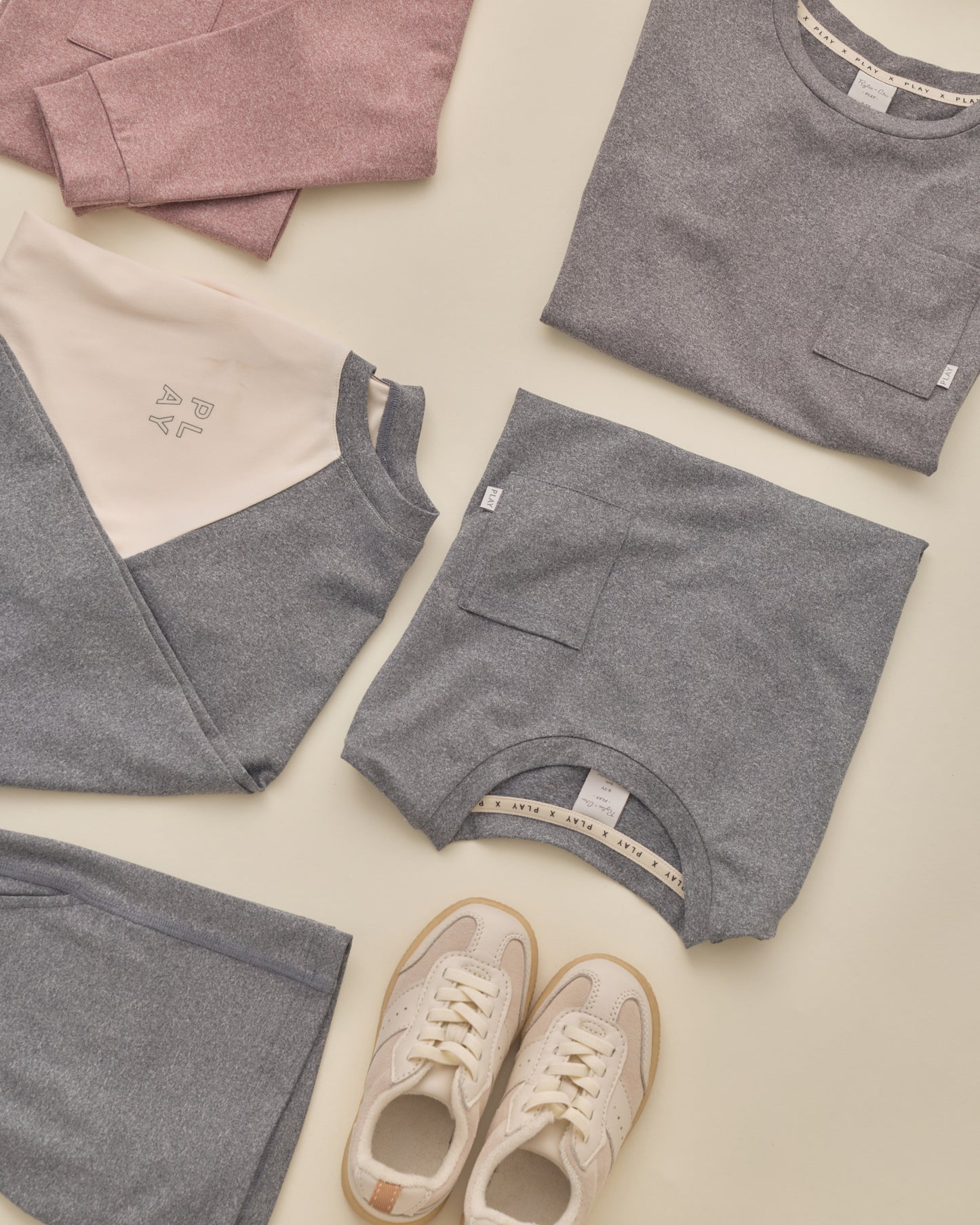 Cove Essential Pocket Tee Dark Heathered Grey - Rylee + Cru | Kids Clothes | Trendy Baby Clothes | Modern Infant Outfits |