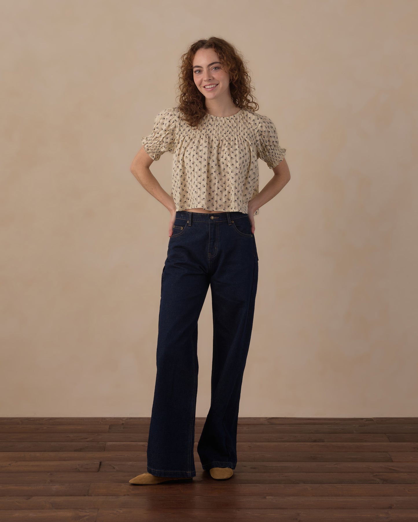 Women's Colette Top Vintage Fleur - Rylee + Cru | Kids Clothes | Trendy Baby Clothes | Modern Infant Outfits |