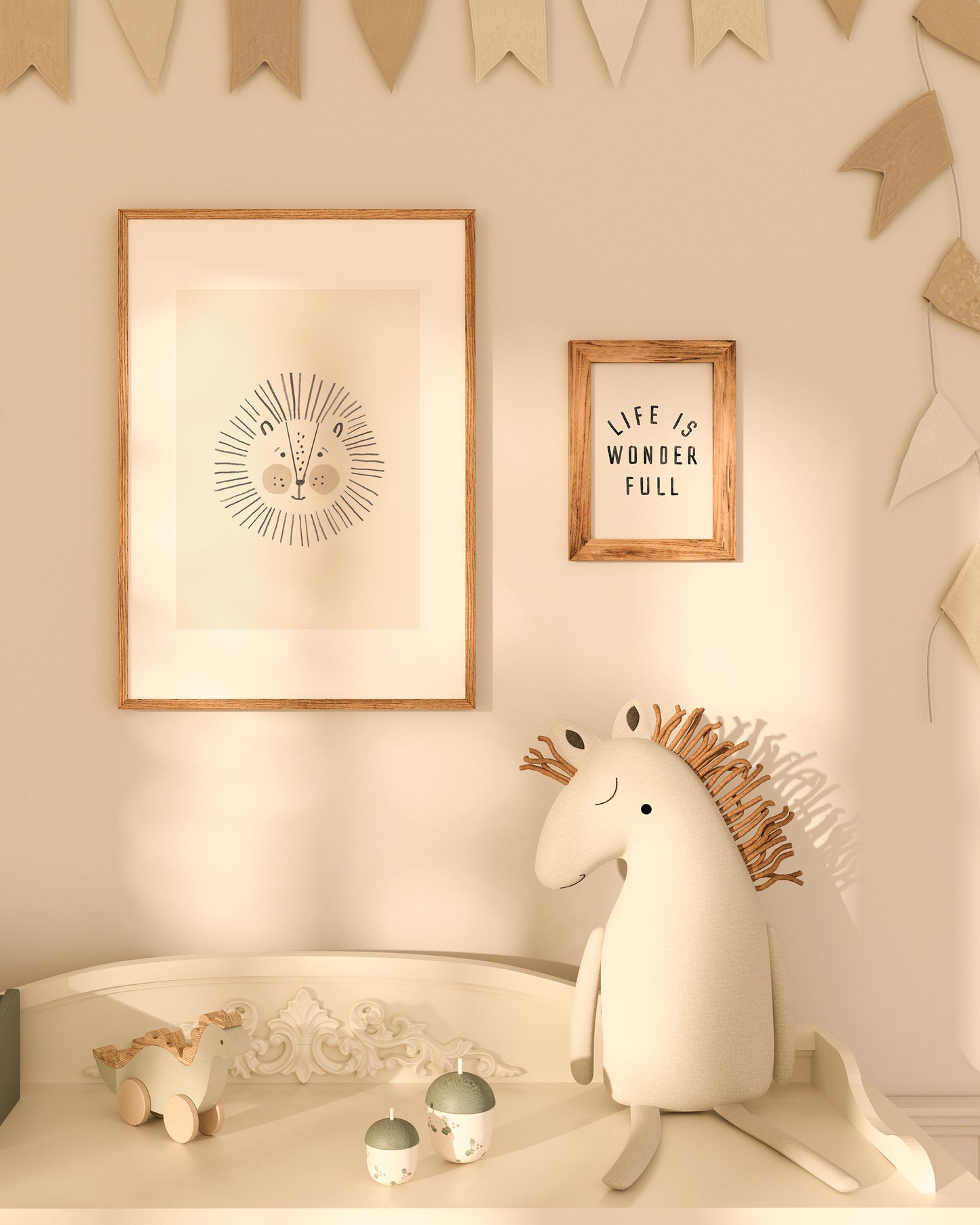 Art Print || Lion - Rylee + Cru | Kids Clothes | Trendy Baby Clothes | Modern Infant Outfits |