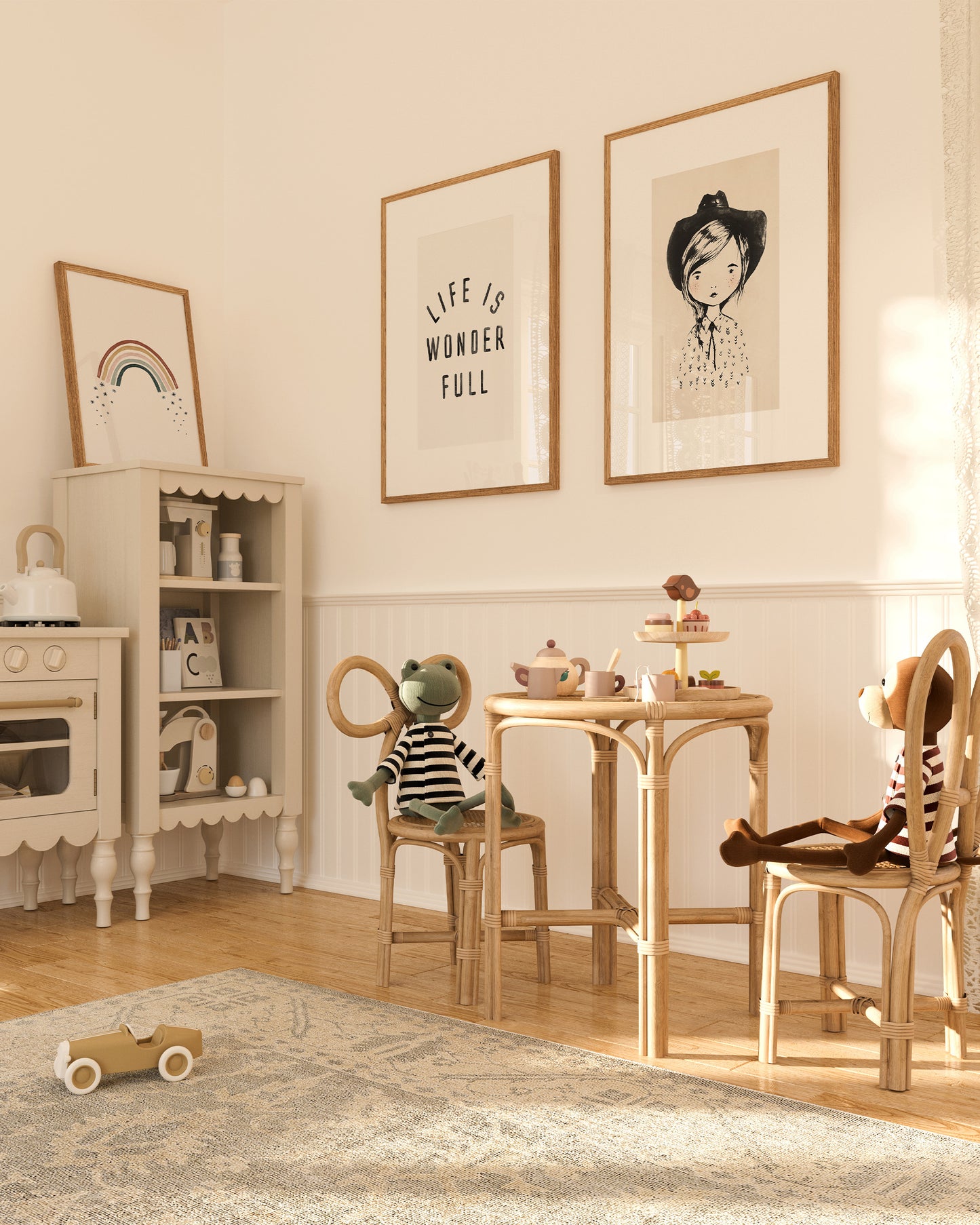 Art Print || Life Is Wonderful - Rylee + Cru | Kids Clothes | Trendy Baby Clothes | Modern Infant Outfits |