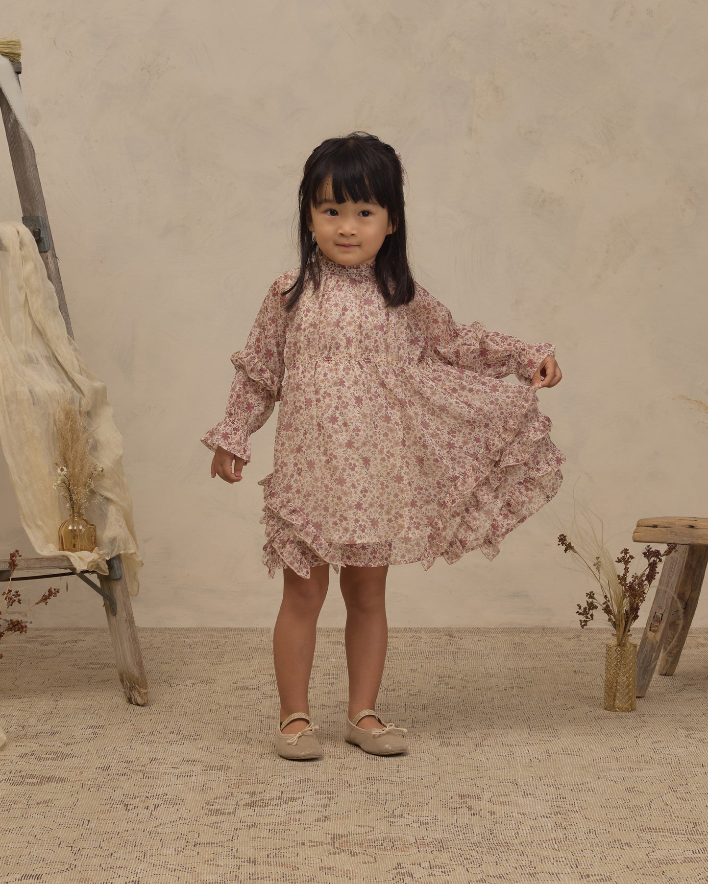 Mirabelle Dress Harvest Bloom - Rylee + Cru | Kids Clothes | Trendy Baby Clothes | Modern Infant Outfits |