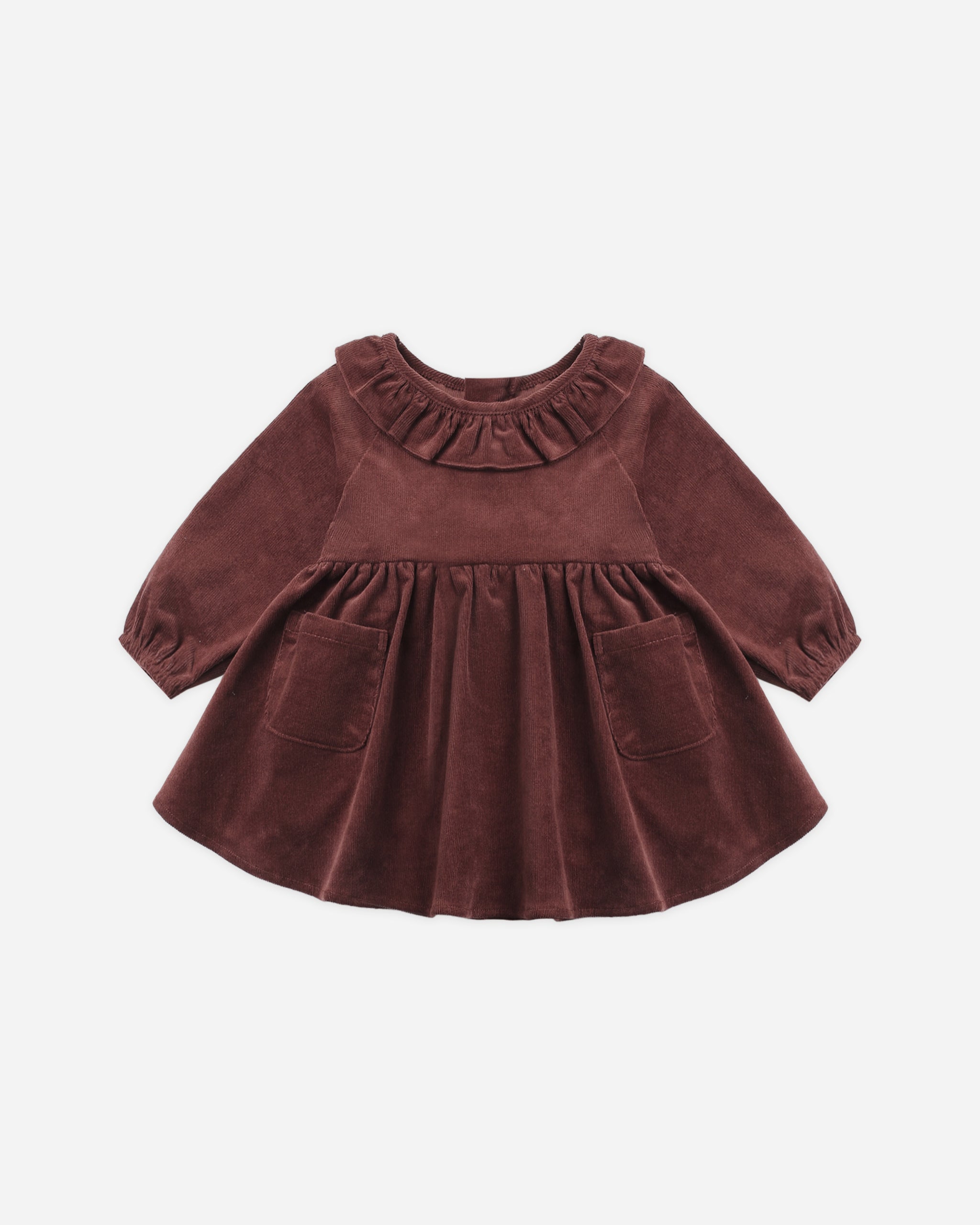 dark brown baby girl dress Simone Black Cherry – Quincy Mae Lilli M636 Size Chest