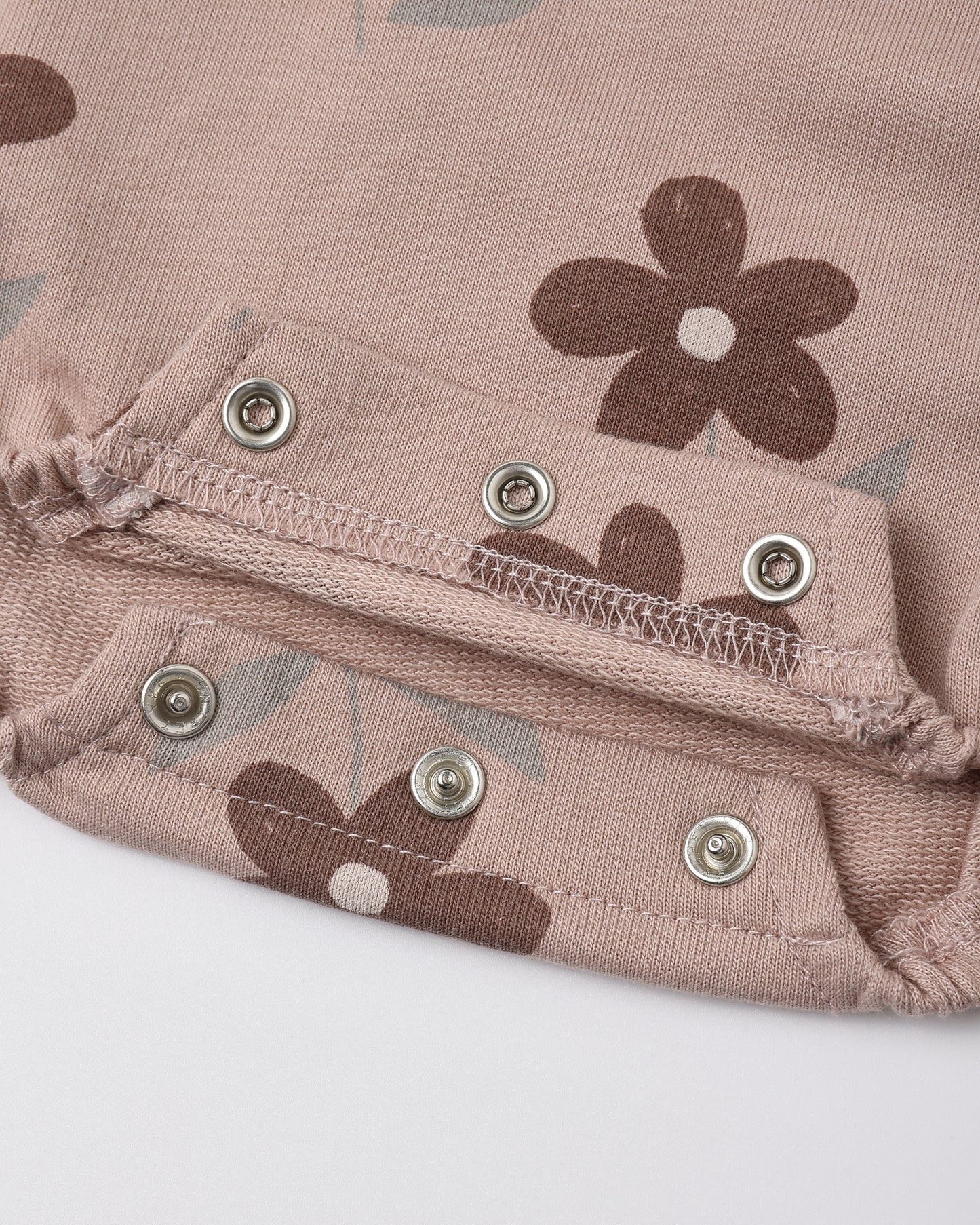 Crew Neck Romper Daisy - Rylee + Cru | Kids Clothes | Trendy Baby Clothes | Modern Infant Outfits |