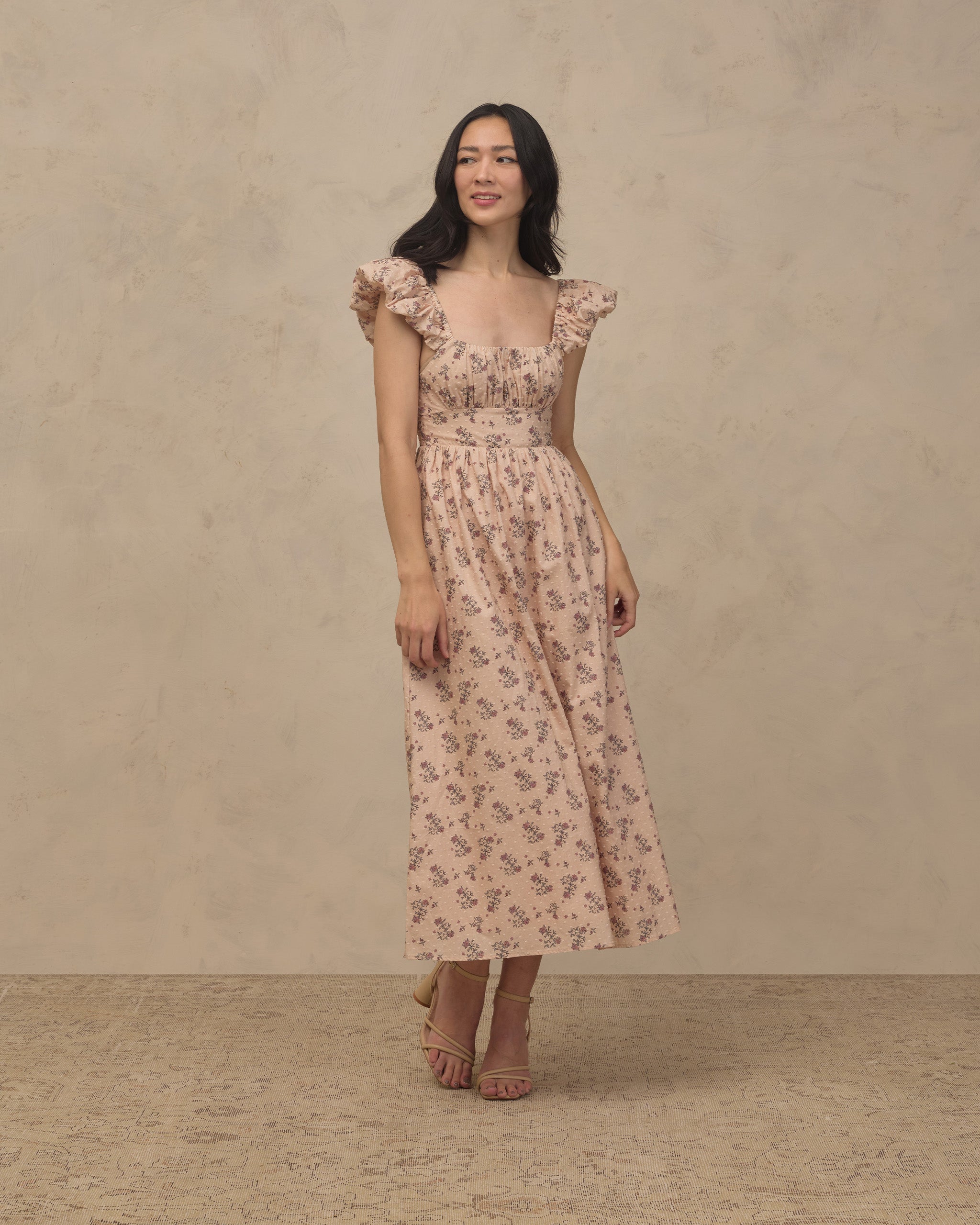 modern dresses french Women's Edith Dress Floral, XS at Noralee HOW to CROCHET dress J-61861 shoulder formal dress features Color:DAFFODIL