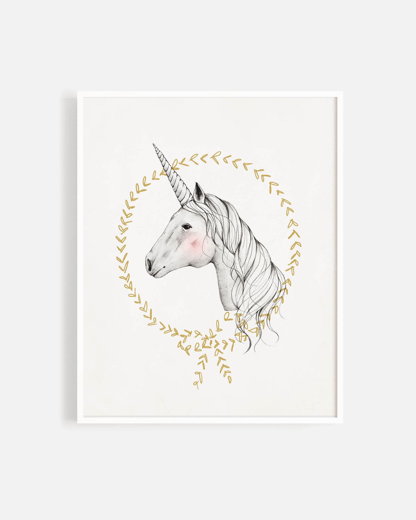 Art Print || Unicorn - Rylee + Cru | Kids Clothes | Trendy Baby Clothes | Modern Infant Outfits |