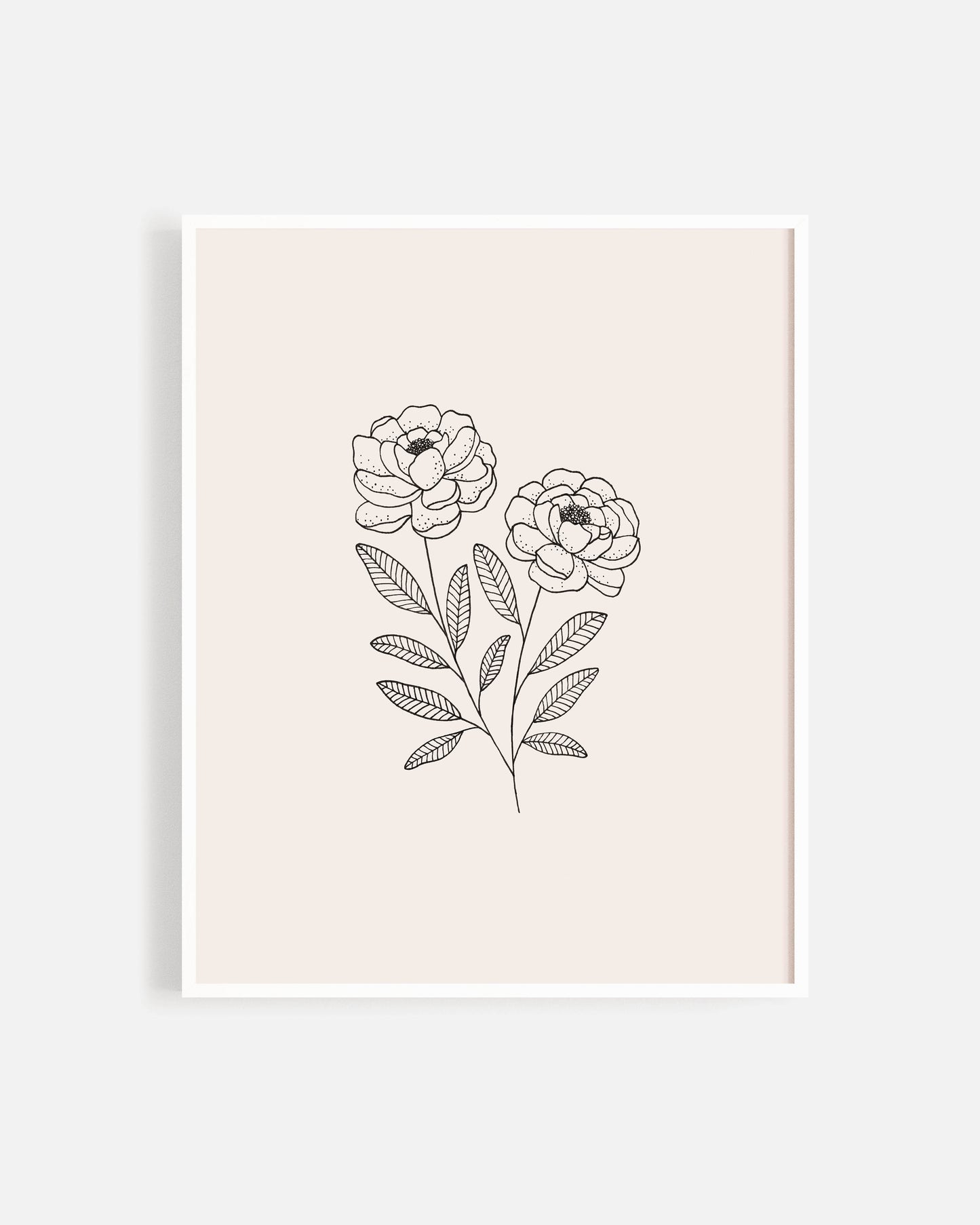 Art Print || Peony - Rylee + Cru | Kids Clothes | Trendy Baby Clothes | Modern Infant Outfits |