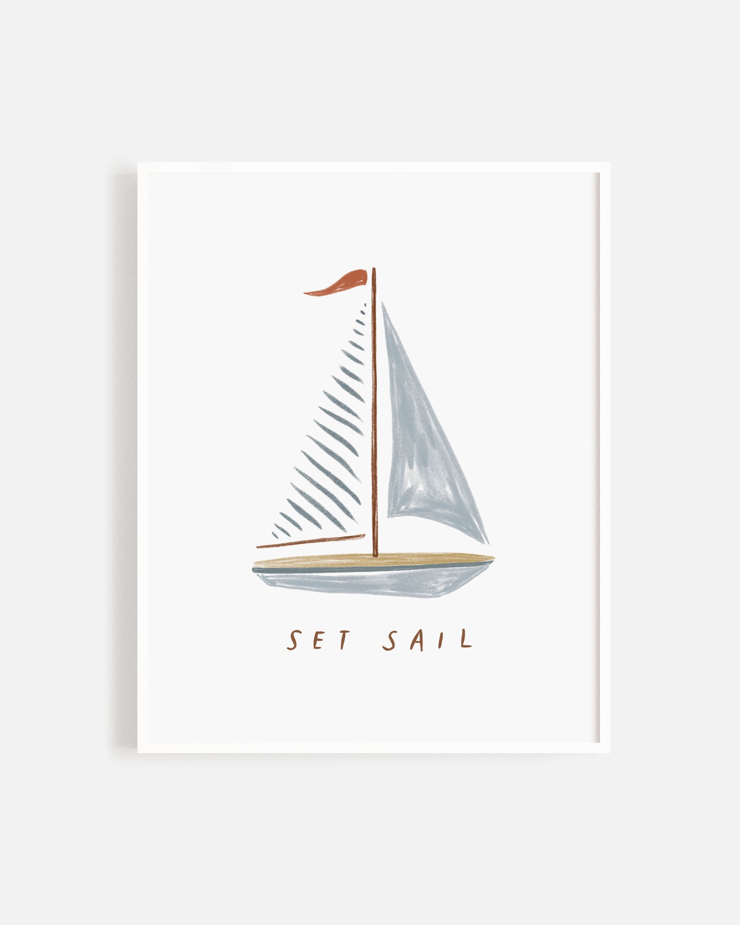 Art Print || Set Sail - Rylee + Cru | Kids Clothes | Trendy Baby Clothes | Modern Infant Outfits |