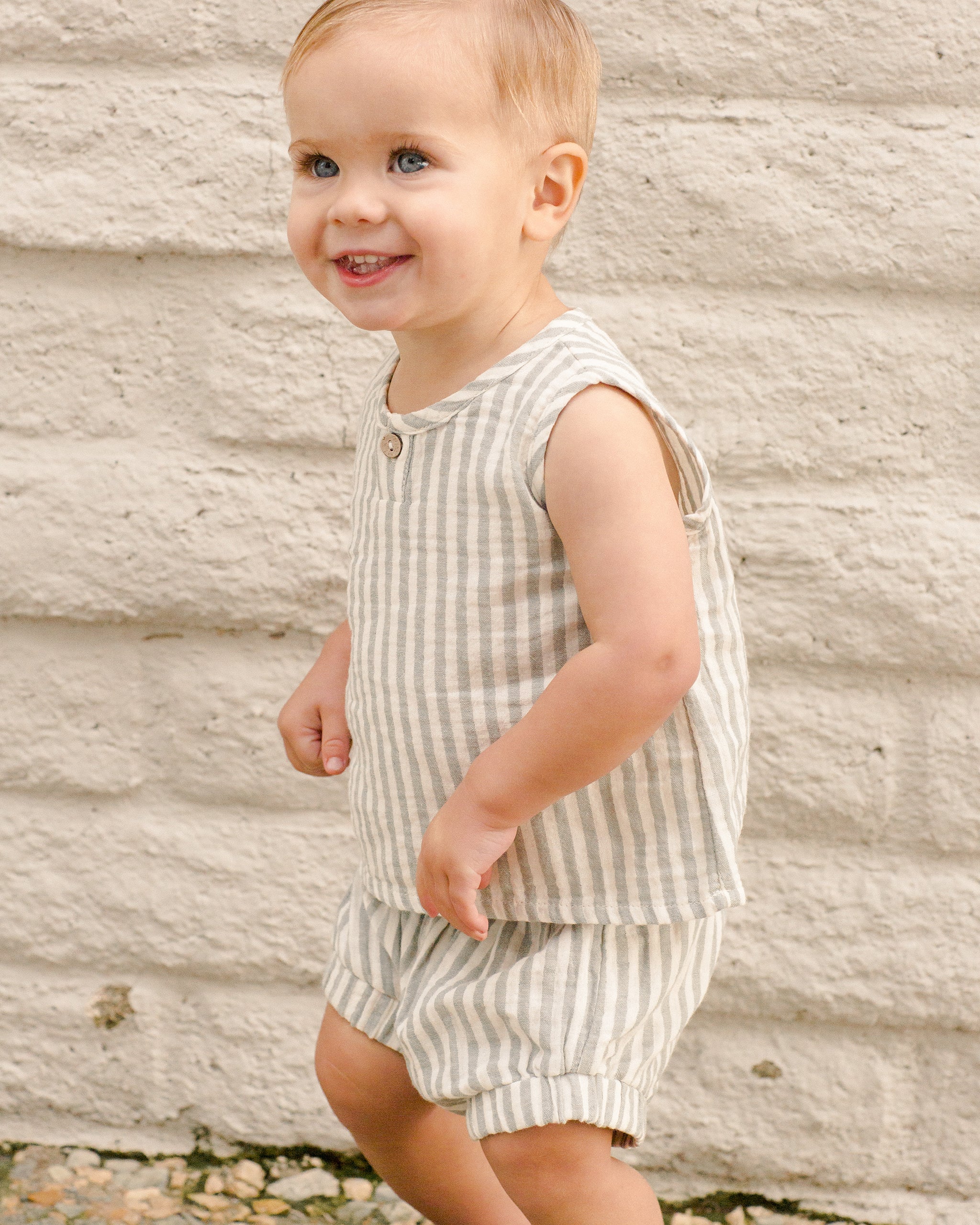 Baby Tank Set || Summer Stripe - Rylee + Cru | Kids Clothes | Trendy Baby Clothes | Modern Infant Outfits |