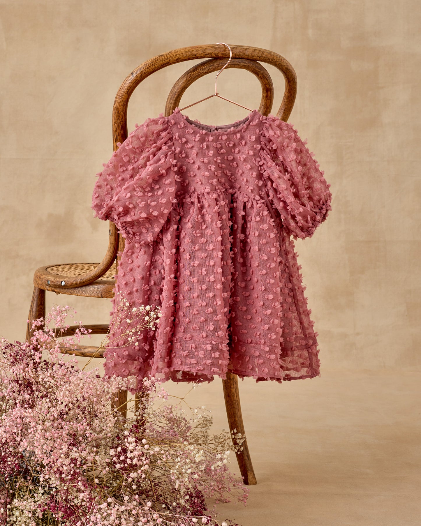 Luna Dress | Raspberry - Rylee + Cru | Kids Clothes | Trendy Baby Clothes | Modern Infant Outfits |