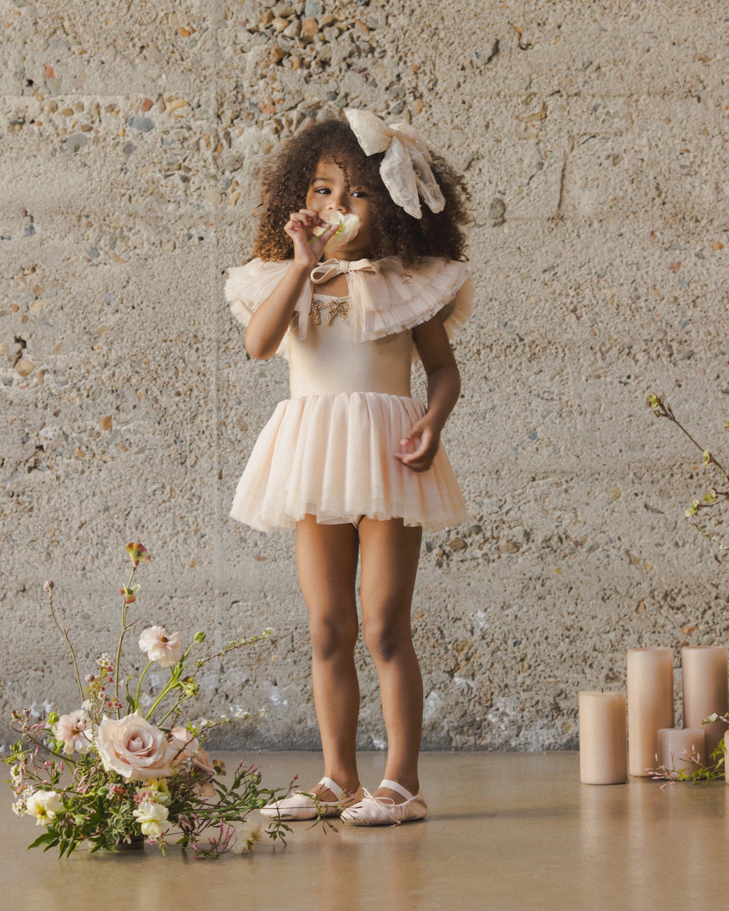 Everly Bow | Antique - Rylee + Cru | Kids Clothes | Trendy Baby Clothes | Modern Infant Outfits |