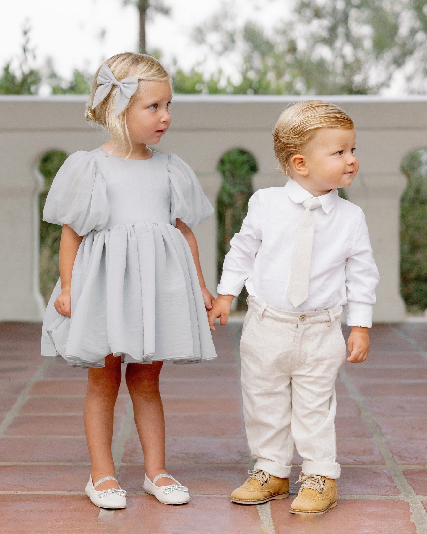 Skinny Tie || Linen - Rylee + Cru | Kids Clothes | Trendy Baby Clothes | Modern Infant Outfits |