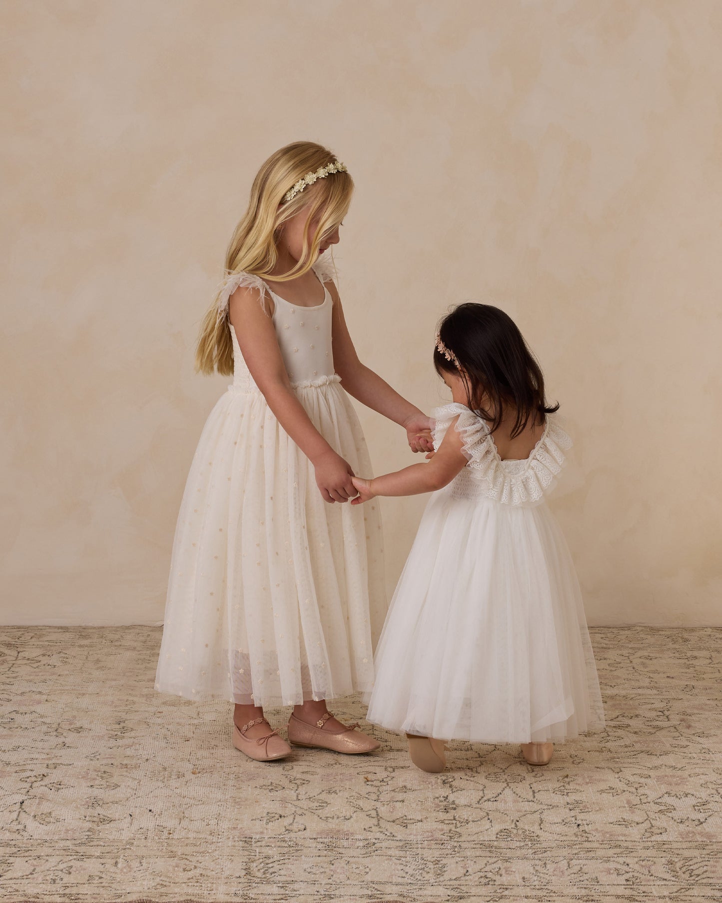 Poppy Dress | Ivory - Rylee + Cru | Kids Clothes | Trendy Baby Clothes | Modern Infant Outfits |