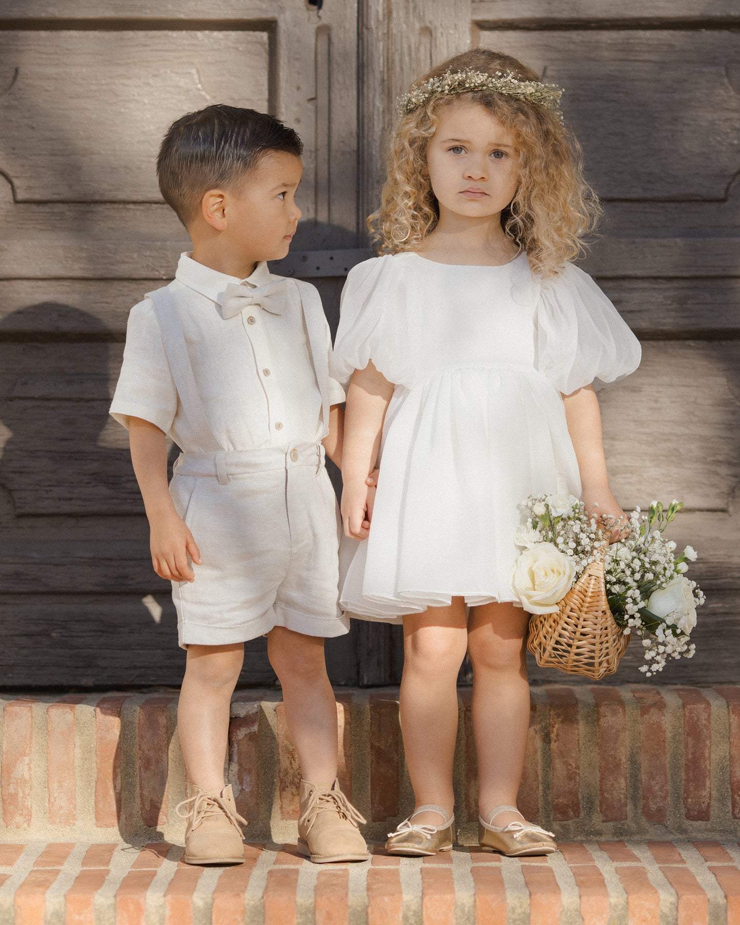 Atlas Shirt | Ivory - Rylee + Cru | Kids Clothes | Trendy Baby Clothes | Modern Infant Outfits |