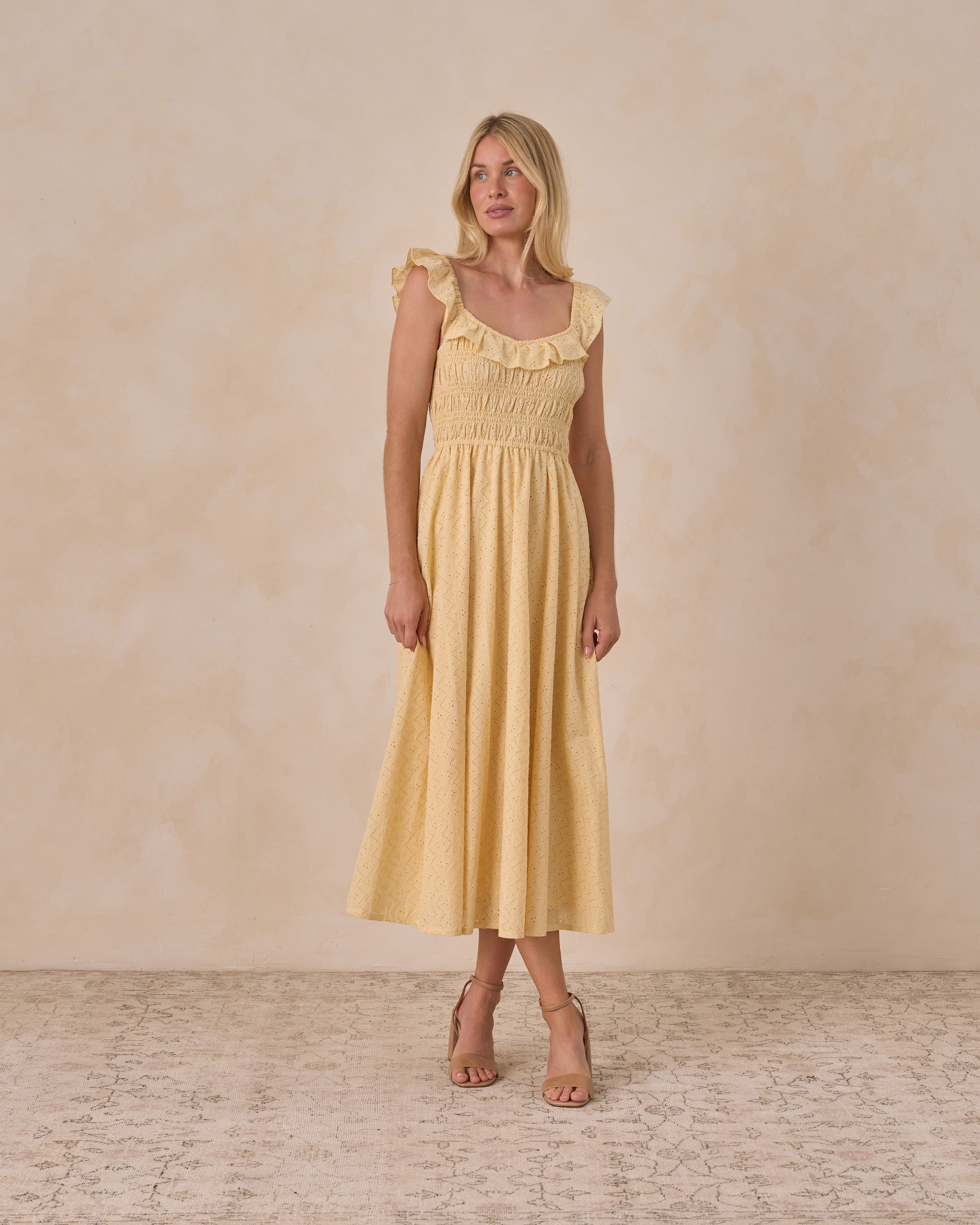 Women's Stella Dress Lemon – Noralee