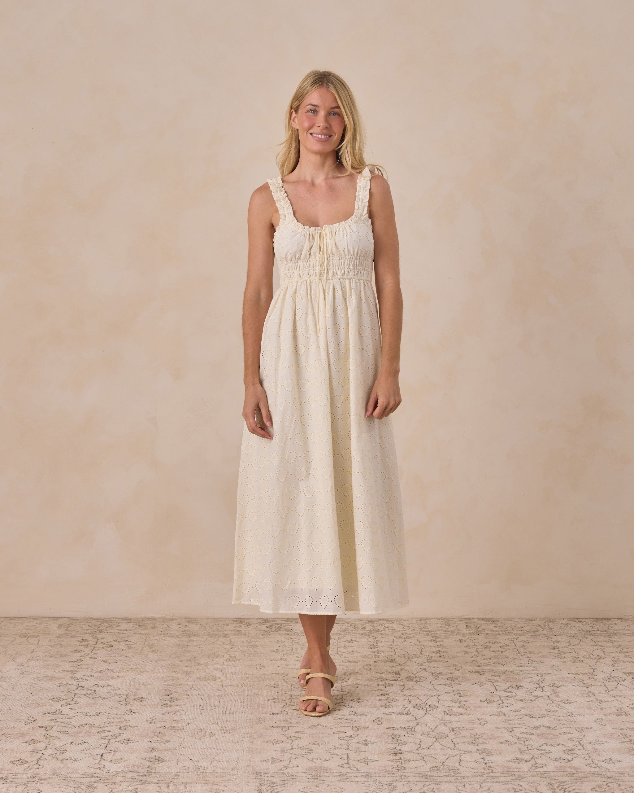 Women's Jane Dress Heart Eyelet, XL at Noralee Women's Jane Dress Heart Eyelet, XL at Noralee