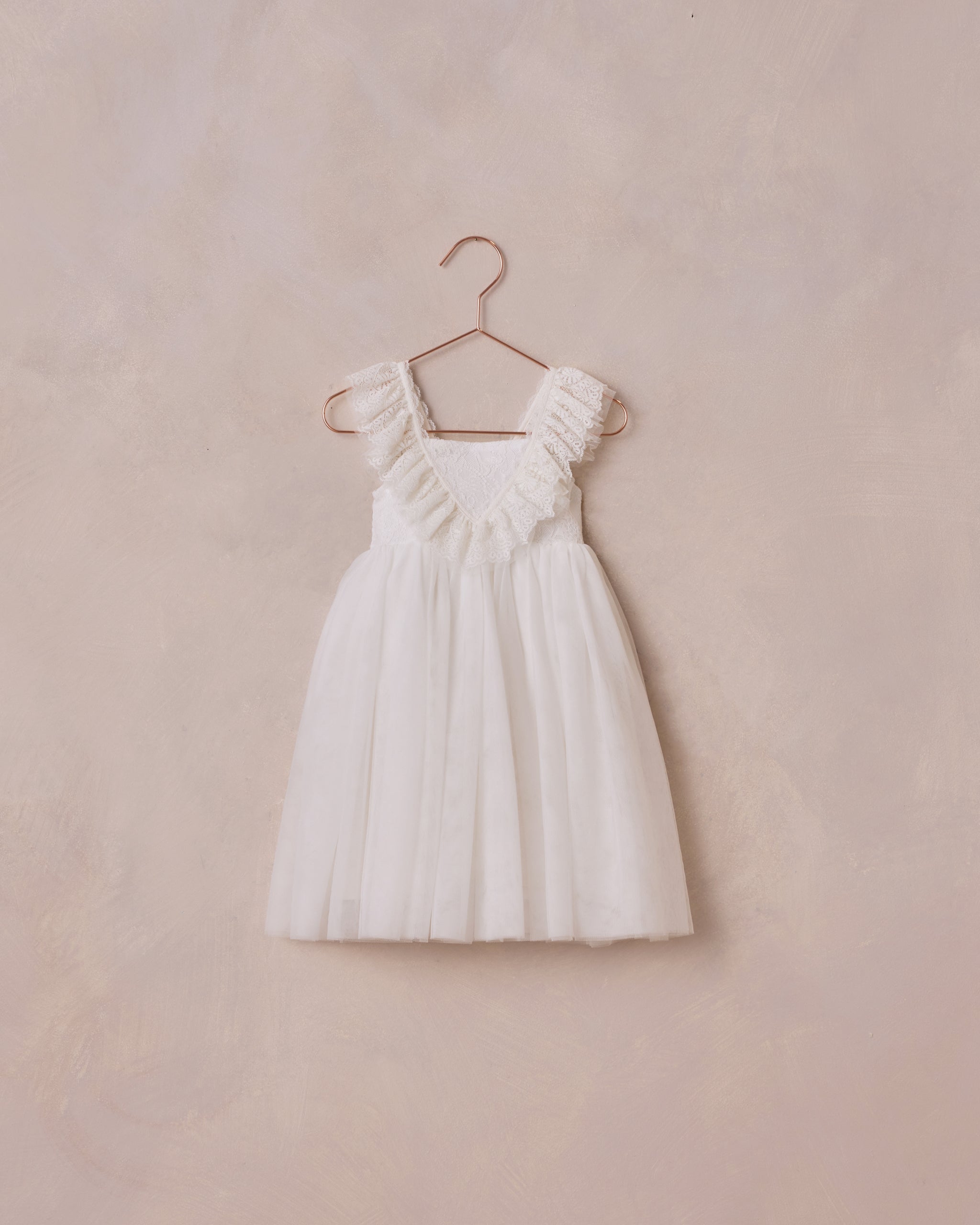 Noralee Baby White Dorthea Dress with Lace Detail and Tulle Skirt, 10Y Noralee Baby White Dorthea Dress with Lace Detail and Tulle Skirt, 10Y