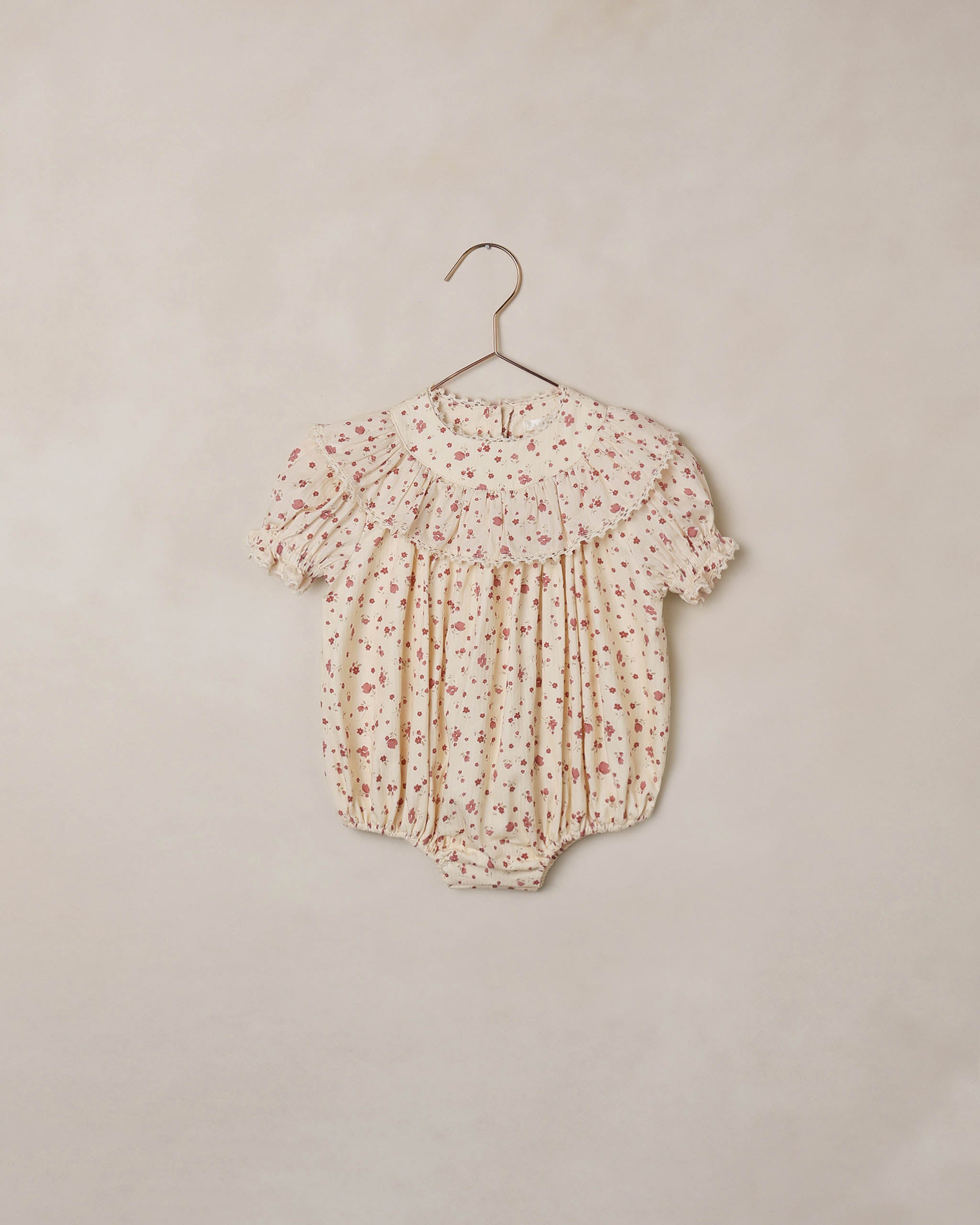 Eva Romper Red Floral – Noralee