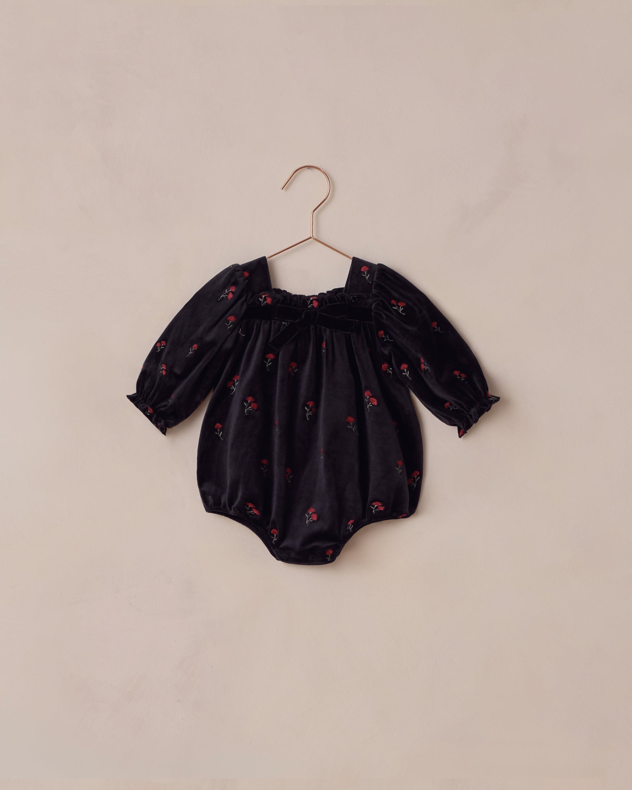 Annette Romper Velvet Floral – Noralee