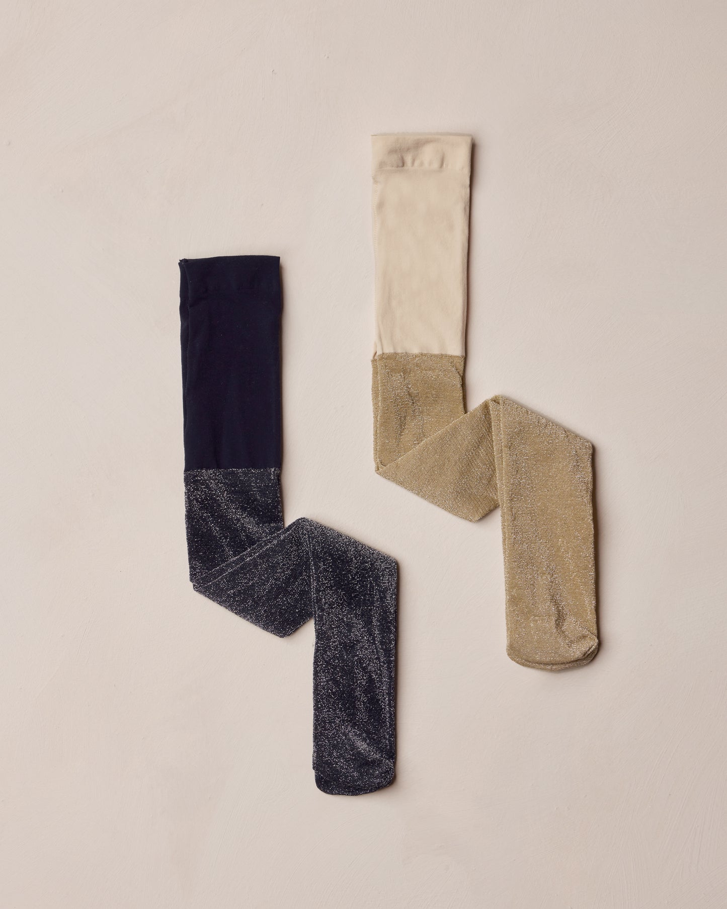 Shimmer Tights | Ecru, Black - Rylee + Cru | Kids Clothes | Trendy Baby Clothes | Modern Infant Outfits |