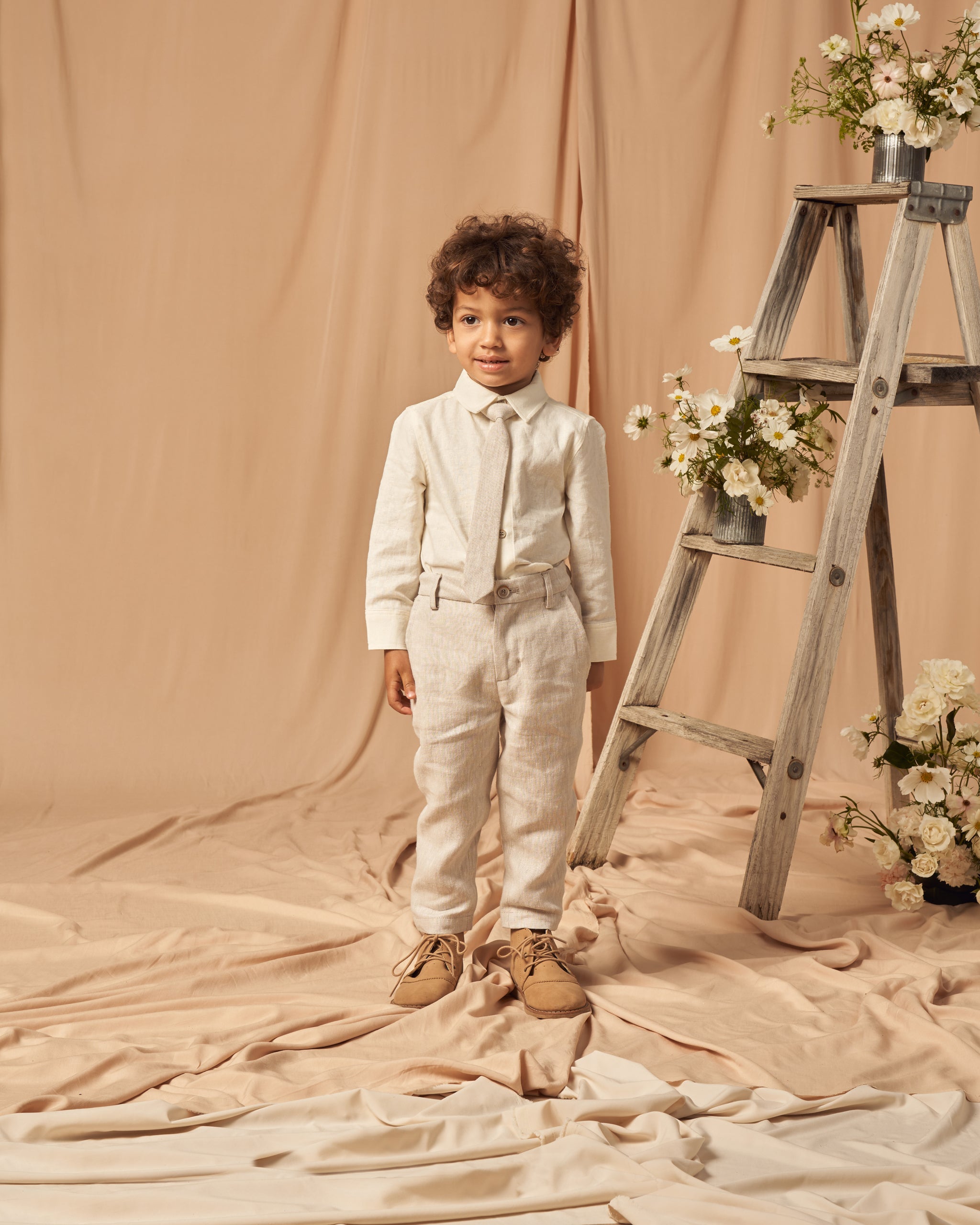 Sebastian Pant || Linen - Rylee + Cru | Kids Clothes | Trendy Baby Clothes | Modern Infant Outfits |