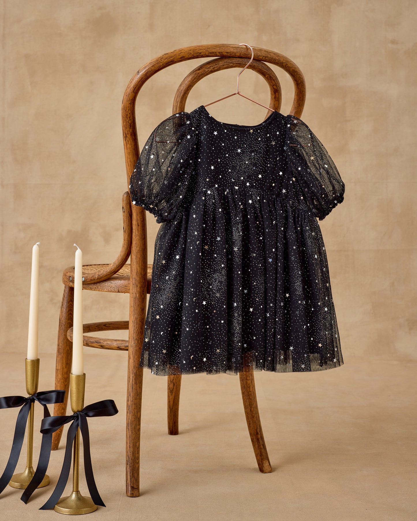 Luna Dress | Night Sky - Rylee + Cru | Kids Clothes | Trendy Baby Clothes | Modern Infant Outfits |