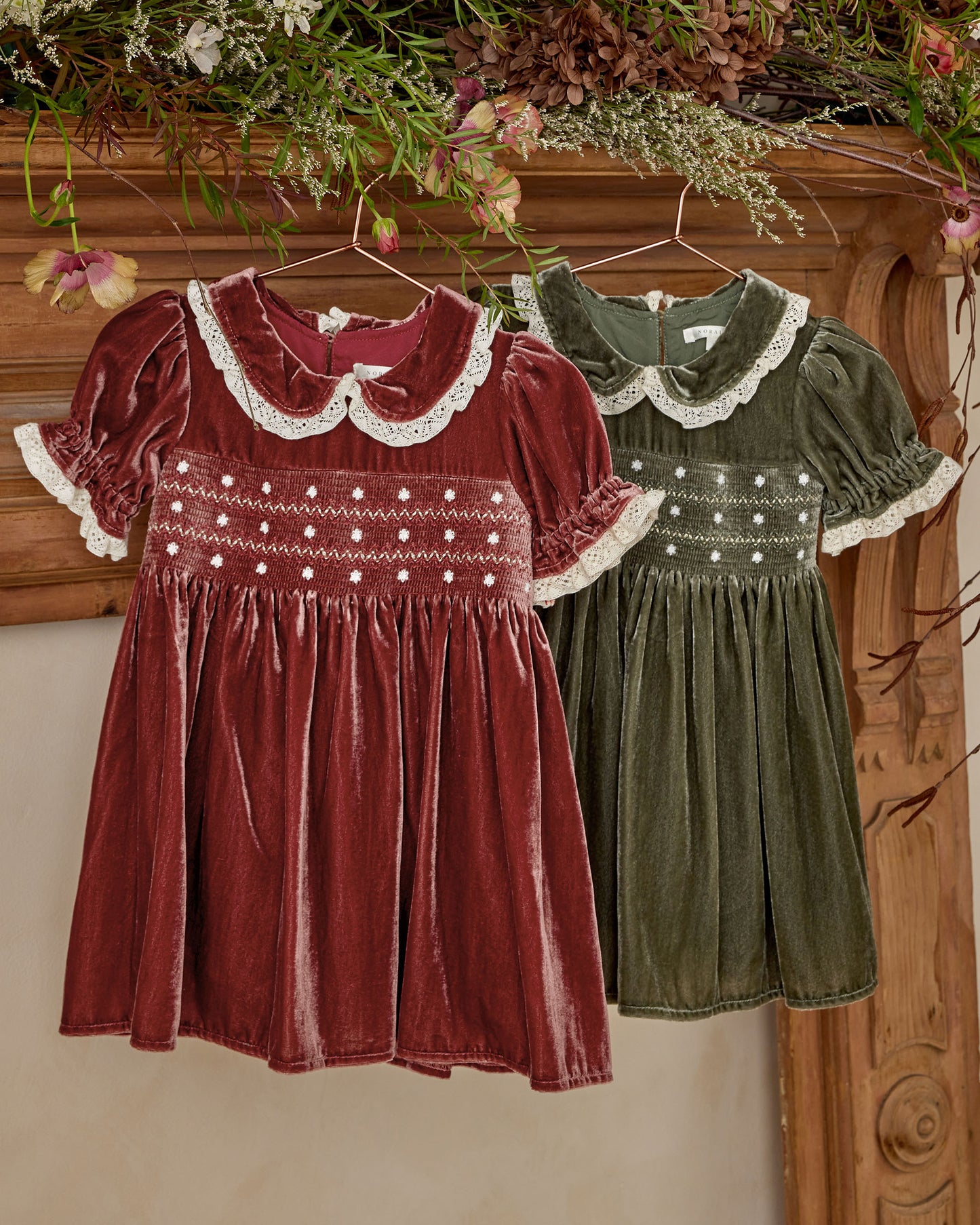 Elizabeth Dress | Ruby - Rylee + Cru | Kids Clothes | Trendy Baby Clothes | Modern Infant Outfits |