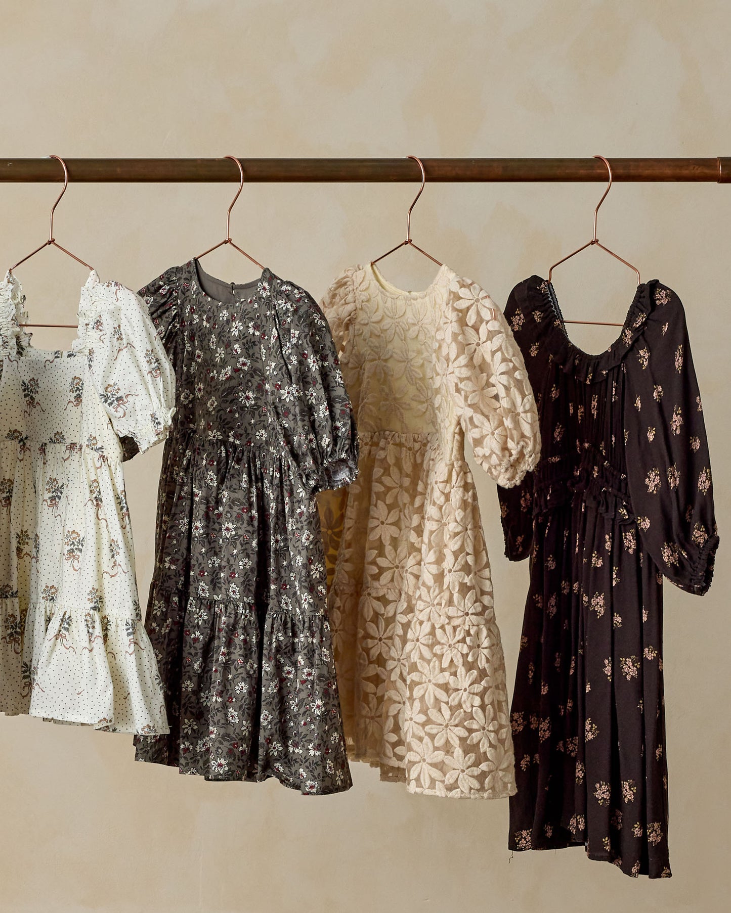 Chloe Dress | Embroidered Daisy - Rylee + Cru | Kids Clothes | Trendy Baby Clothes | Modern Infant Outfits |