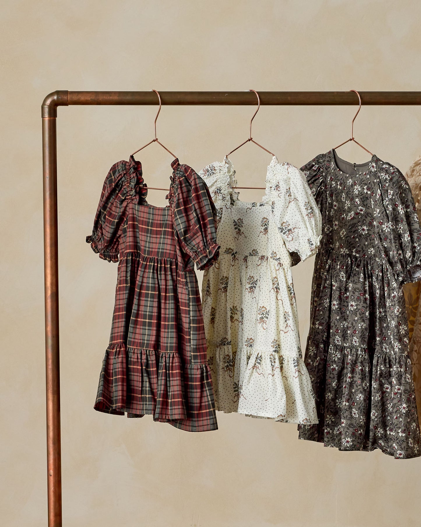 Louella Dress | Vintage Marigold - Rylee + Cru | Kids Clothes | Trendy Baby Clothes | Modern Infant Outfits |