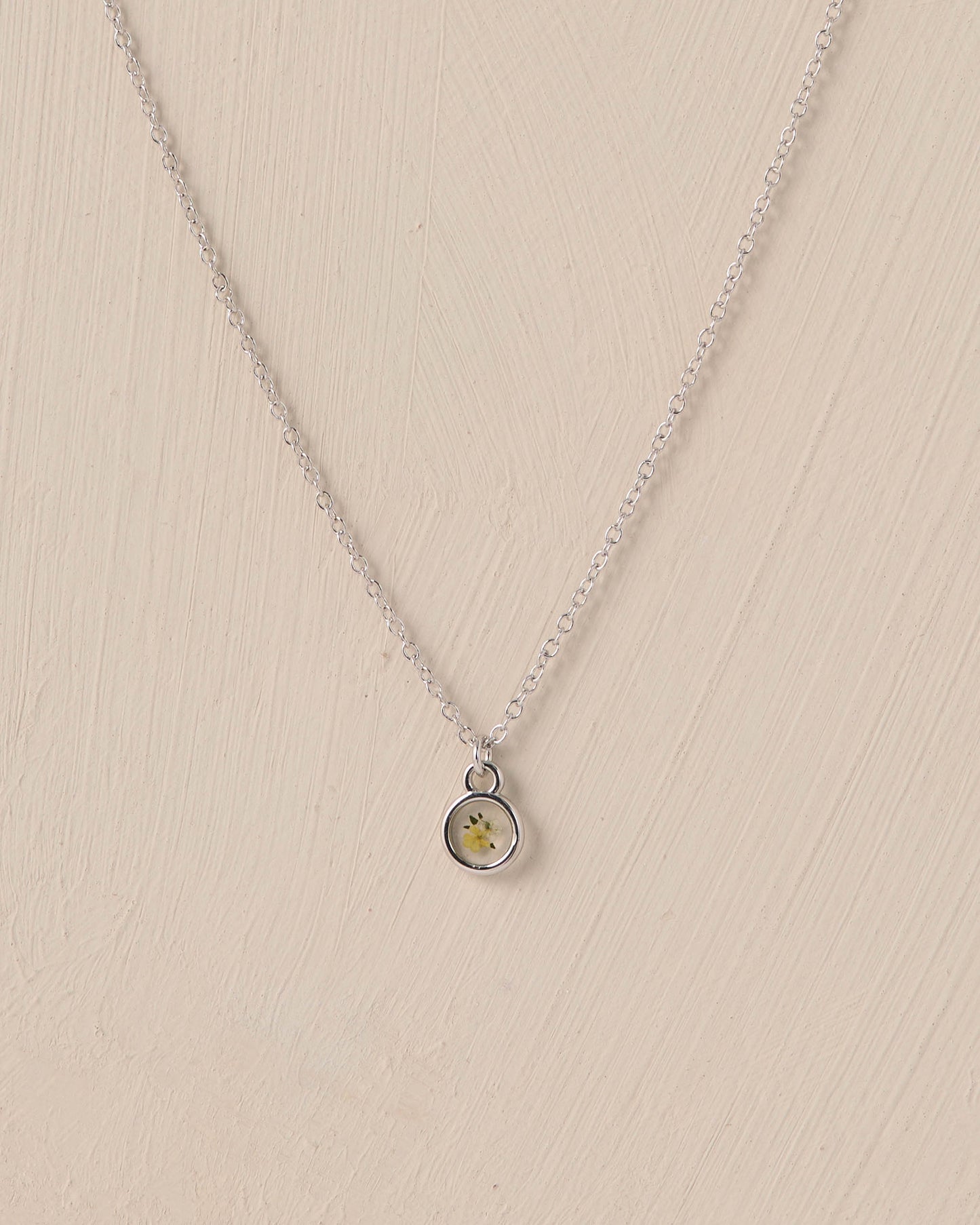 Lemon Meadow Necklace Mini White Gold - Rylee + Cru | Kids Clothes | Trendy Baby Clothes | Modern Infant Outfits |
