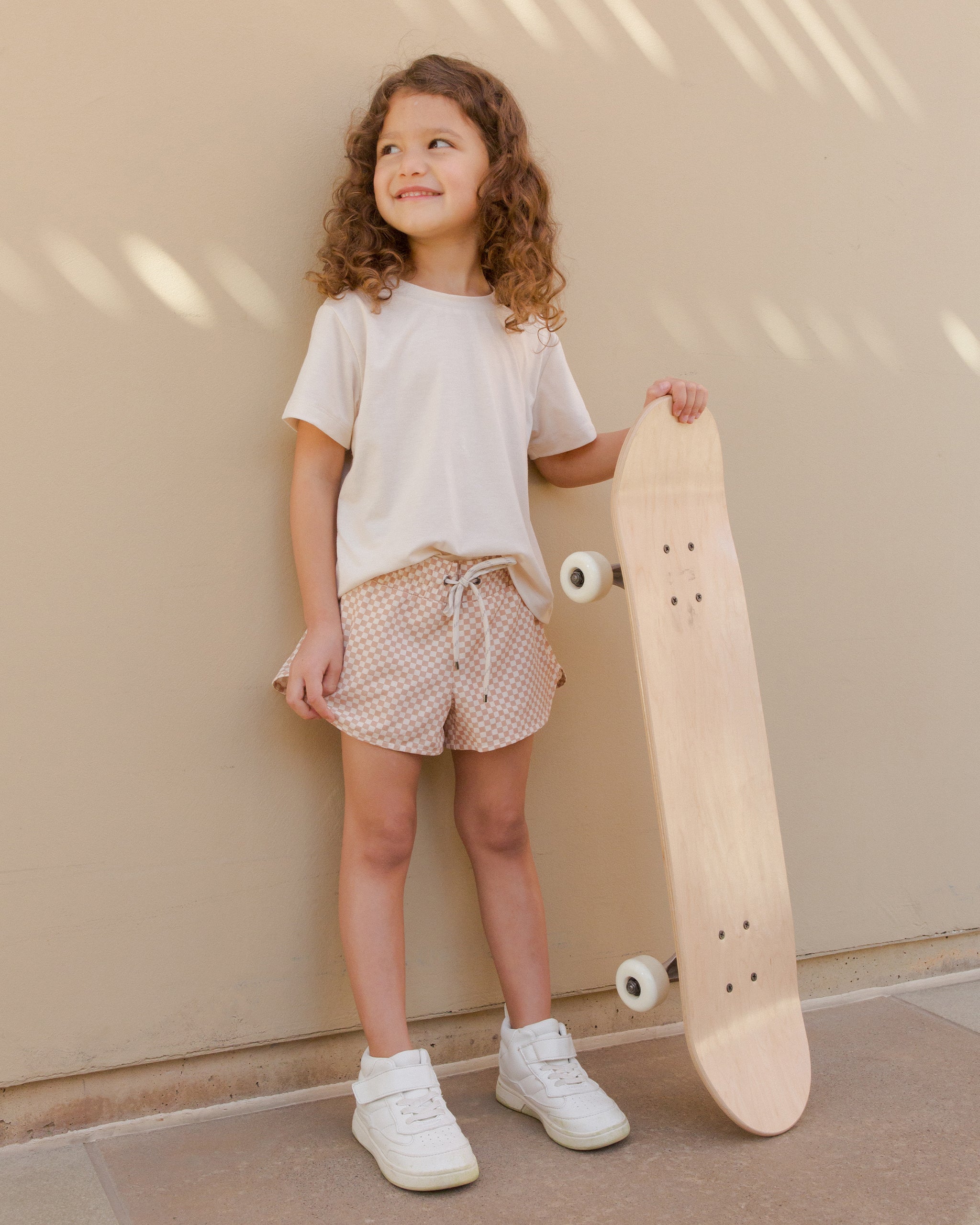 Torrey Essential Tee || Natural - Rylee + Cru | Kids Clothes | Trendy Baby Clothes | Modern Infant Outfits |