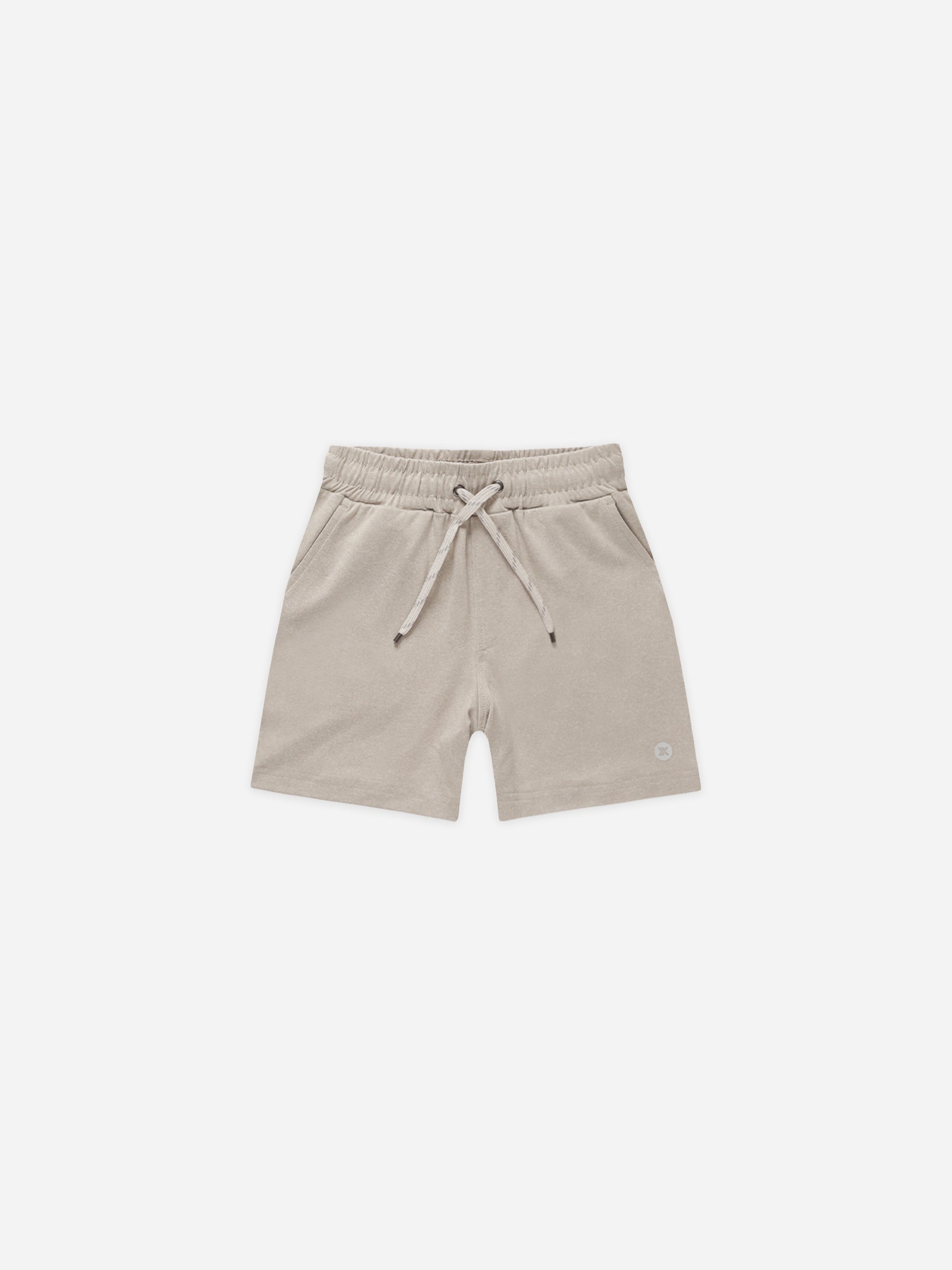 Oceanside Tech Short || Heathered Dove - Rylee + Cru | Kids Clothes | Trendy Baby Clothes | Modern Infant Outfits |