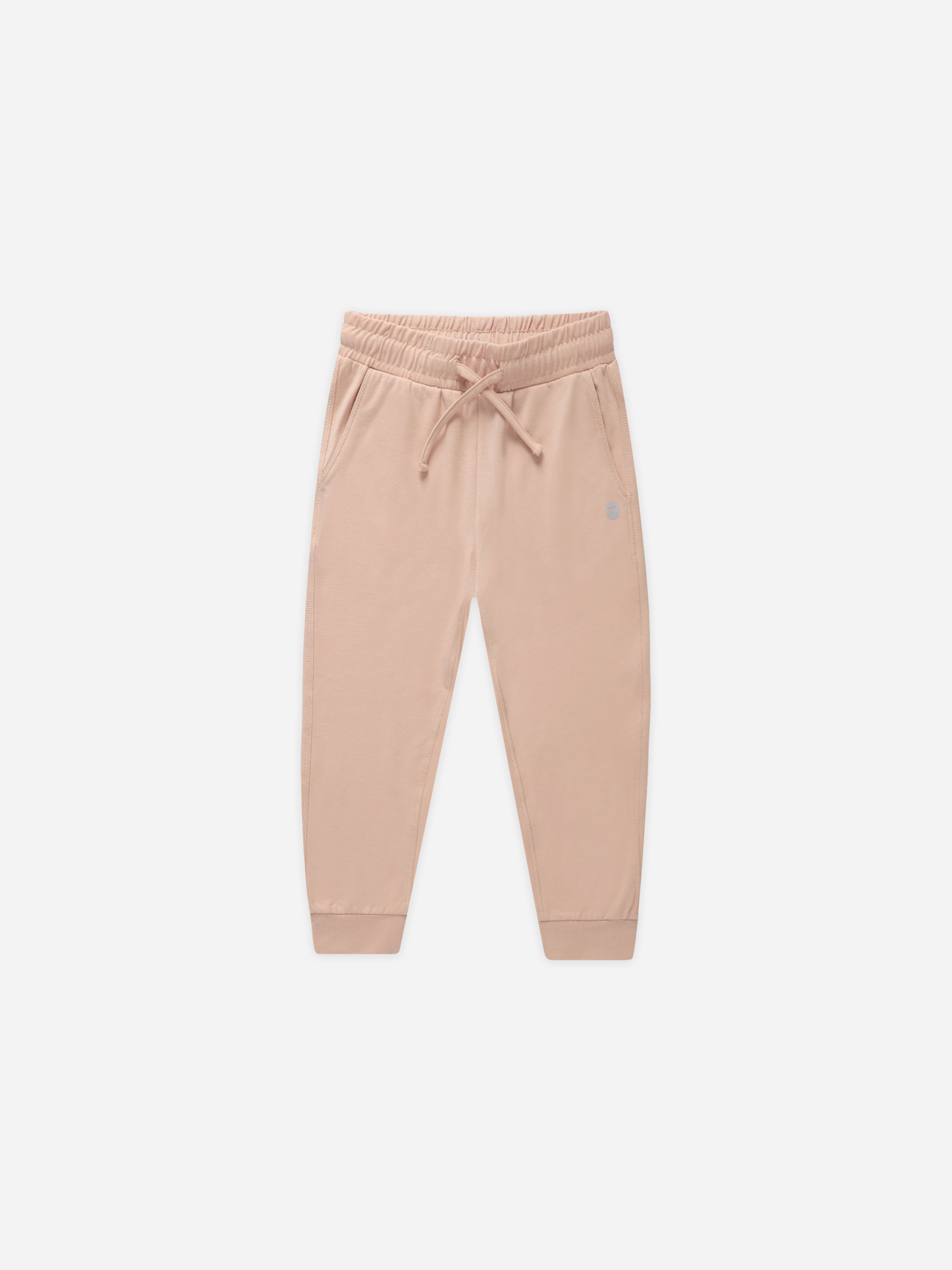 Cadence Tech Jogger || Blush - Rylee + Cru | Kids Clothes | Trendy Baby Clothes | Modern Infant Outfits |