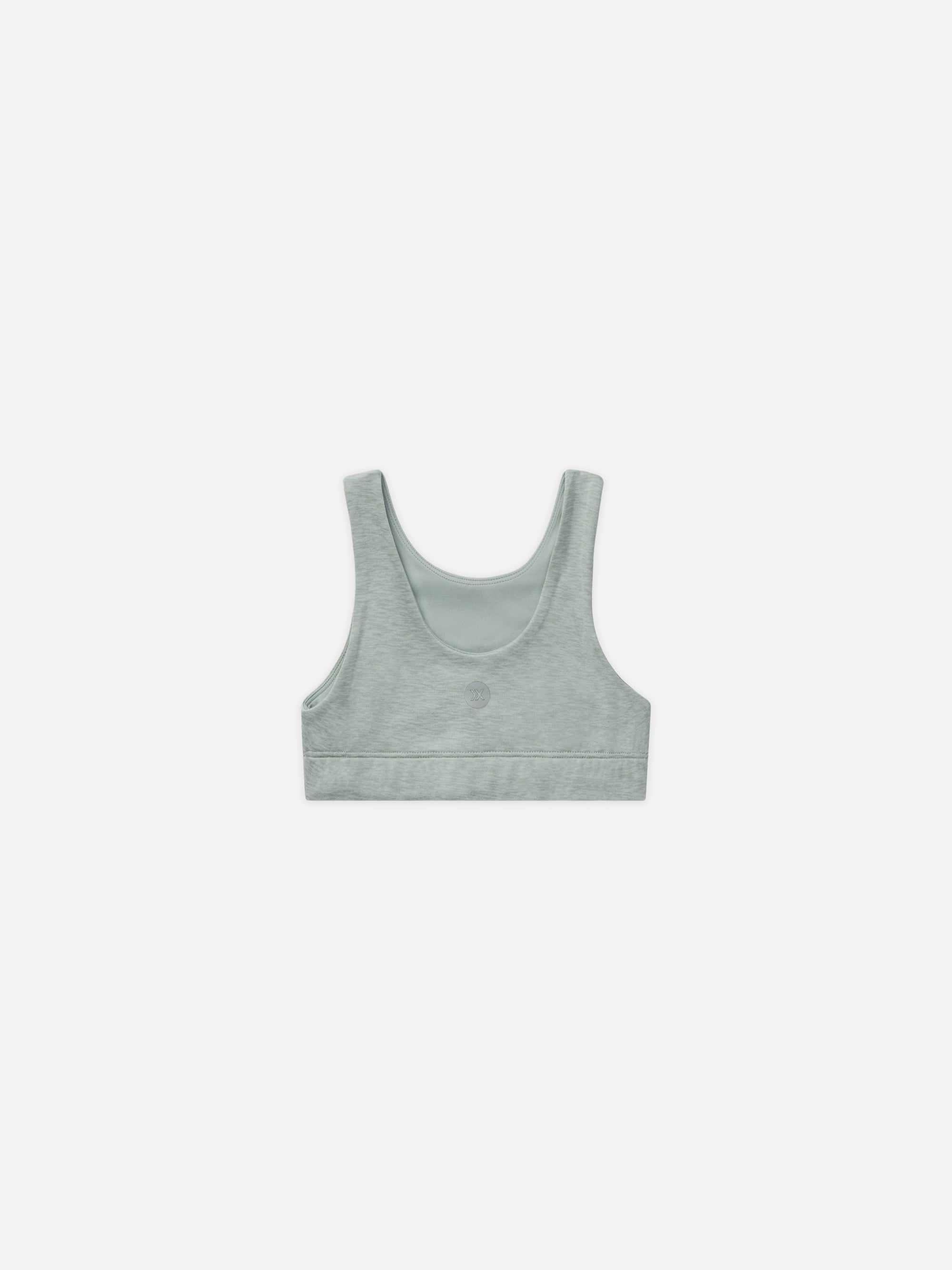 Longline Bra || Heathered Seafoam - Rylee + Cru | Kids Clothes | Trendy Baby Clothes | Modern Infant Outfits |