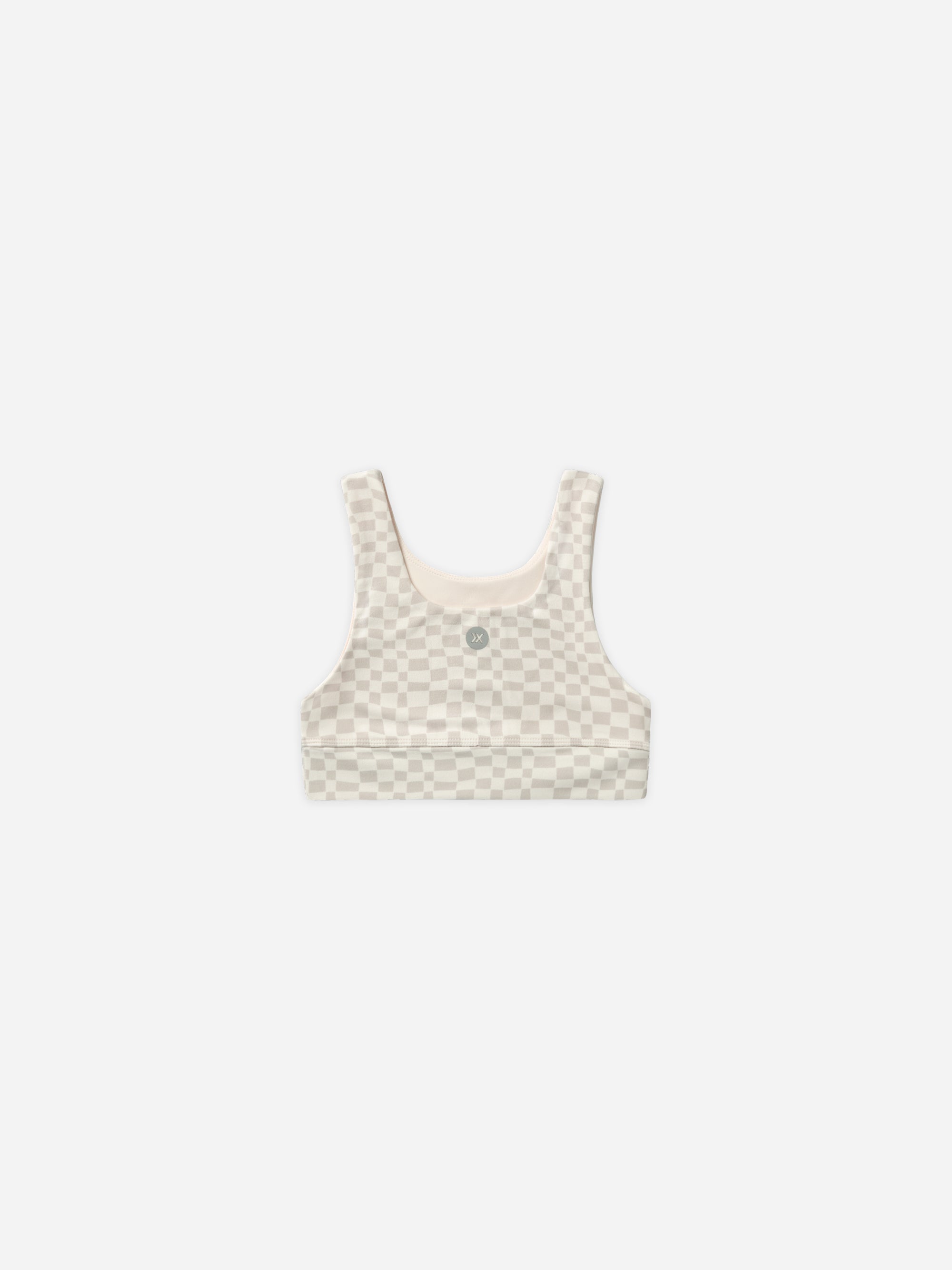 Swift Sports Bra || Dove Check - Rylee + Cru | Kids Clothes | Trendy Baby Clothes | Modern Infant Outfits |