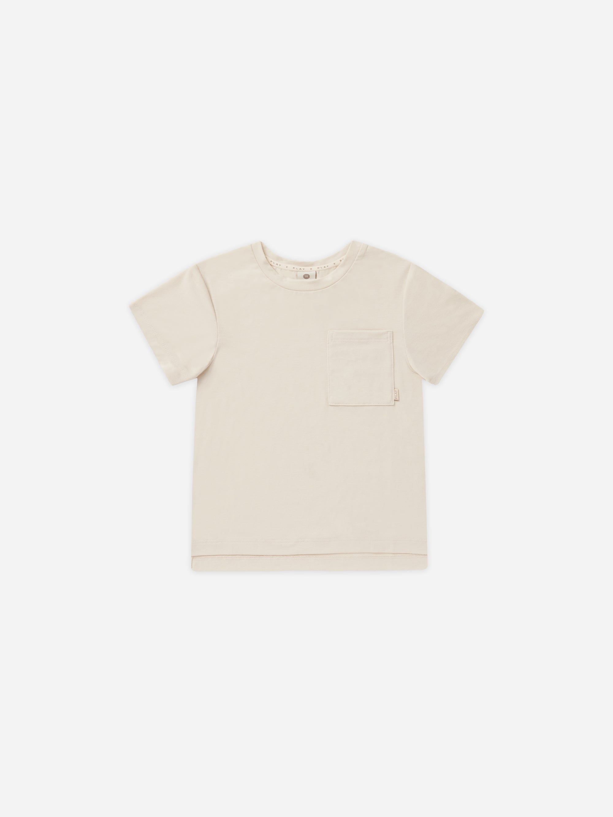 Cove Essential Pocket Tee || Stone - Rylee + Cru | Kids Clothes | Trendy Baby Clothes | Modern Infant Outfits |