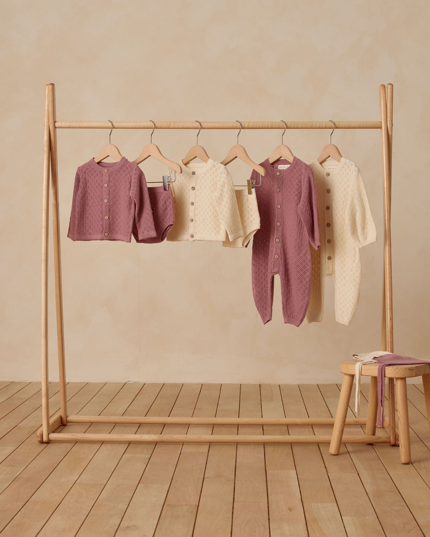 Knit Bonnet || Natural - Rylee + Cru | Kids Clothes | Trendy Baby Clothes | Modern Infant Outfits |