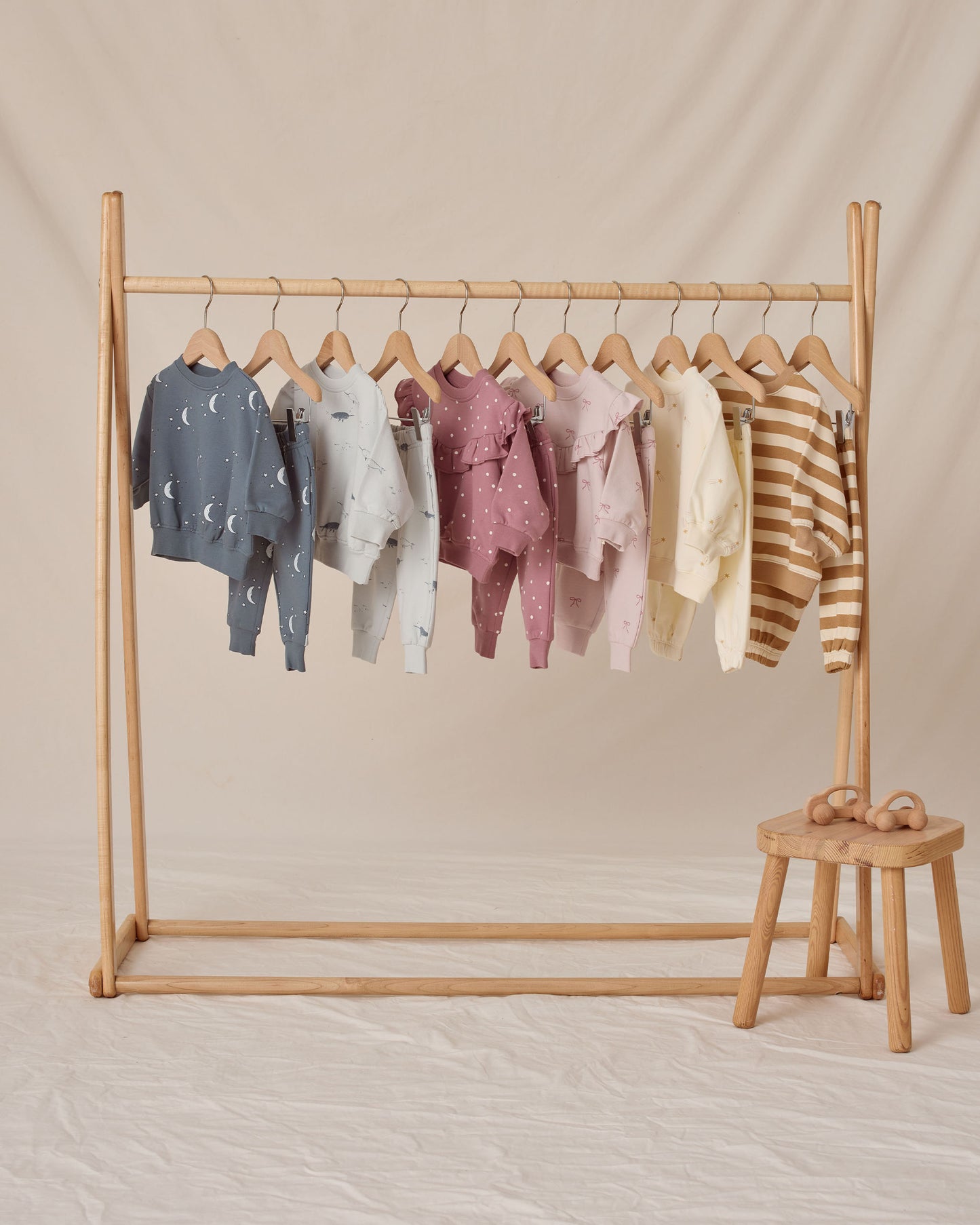 Oversized Sweatpants || Shooting Stars - Rylee + Cru | Kids Clothes | Trendy Baby Clothes | Modern Infant Outfits |