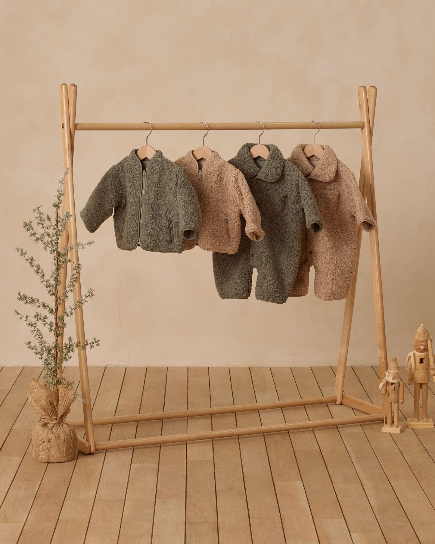 Shearling Jumpsuit || Oat - Rylee + Cru | Kids Clothes | Trendy Baby Clothes | Modern Infant Outfits |