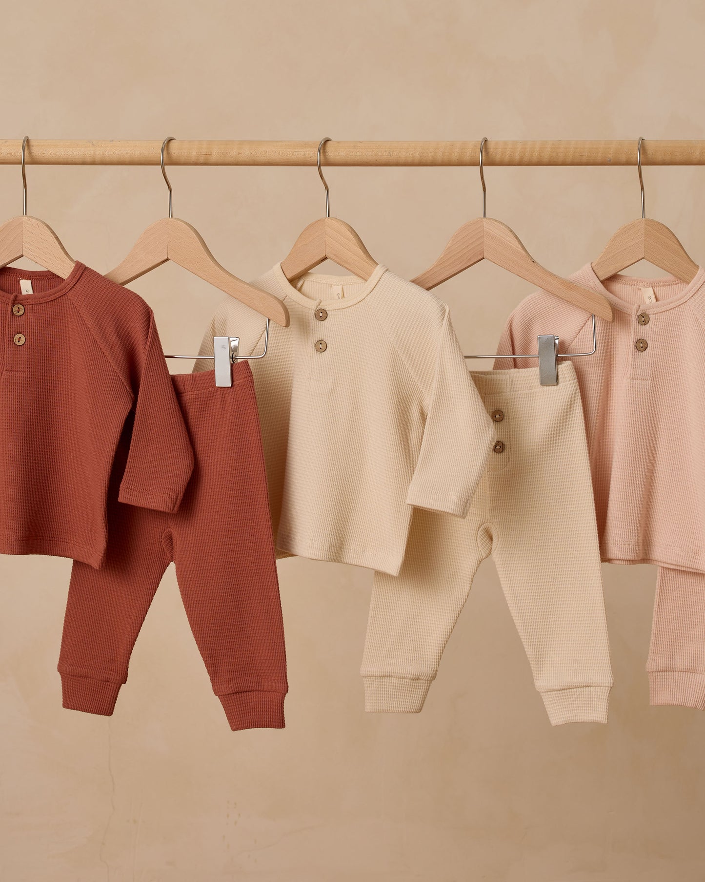 Henley Knit Top || Natural - Rylee + Cru | Kids Clothes | Trendy Baby Clothes | Modern Infant Outfits |