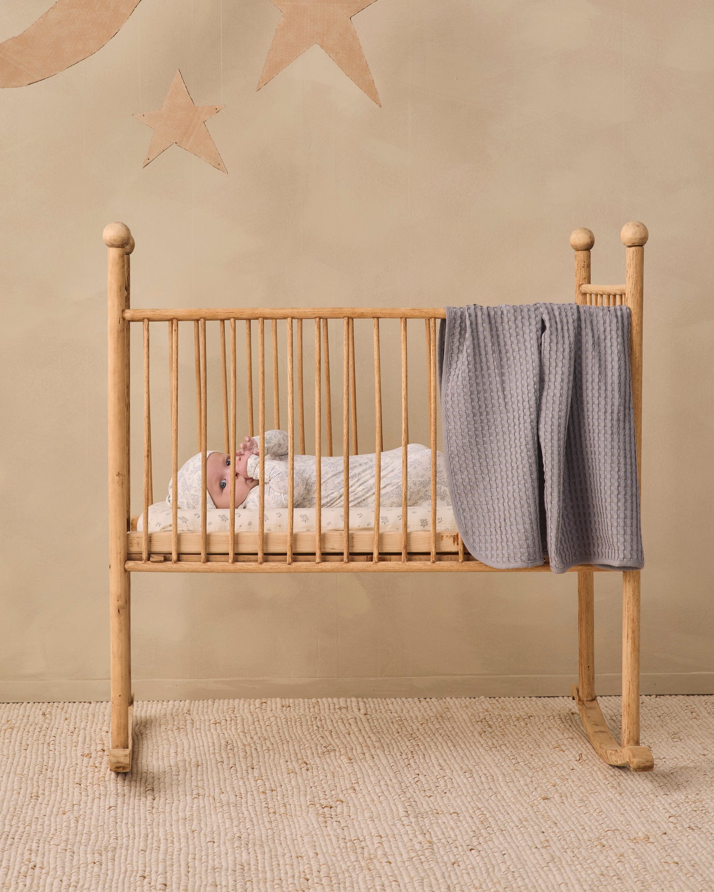 Waffle Baby Blanket Slate - Rylee + Cru | Kids Clothes | Trendy Baby Clothes | Modern Infant Outfits |