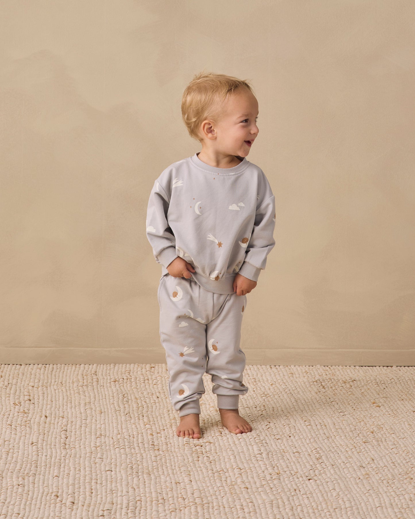 Relaxed Sweatshirt Sky Friends - Rylee + Cru | Kids Clothes | Trendy Baby Clothes | Modern Infant Outfits |