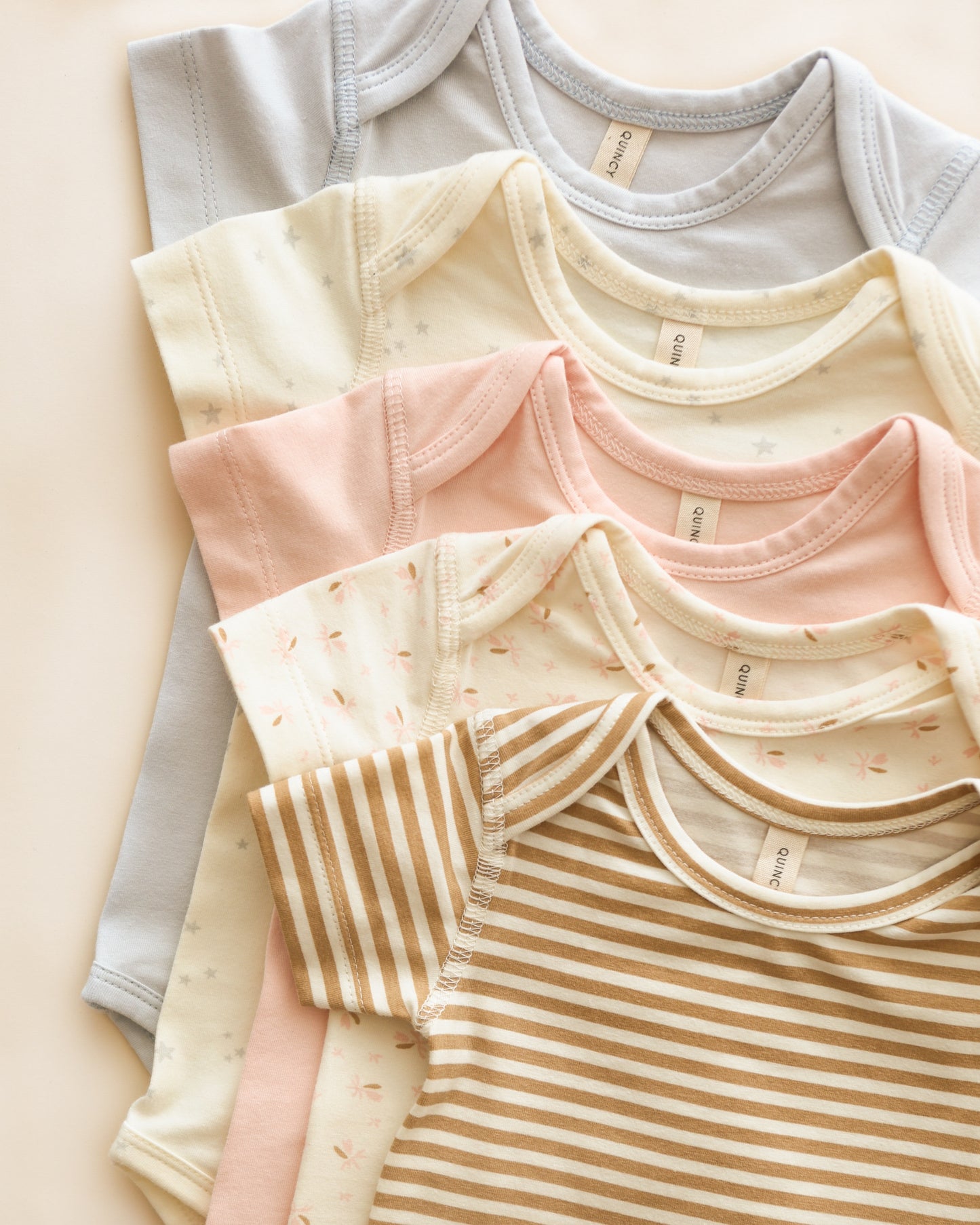 Short Sleeve One-Piece || Fleur - Rylee + Cru | Kids Clothes | Trendy Baby Clothes | Modern Infant Outfits |