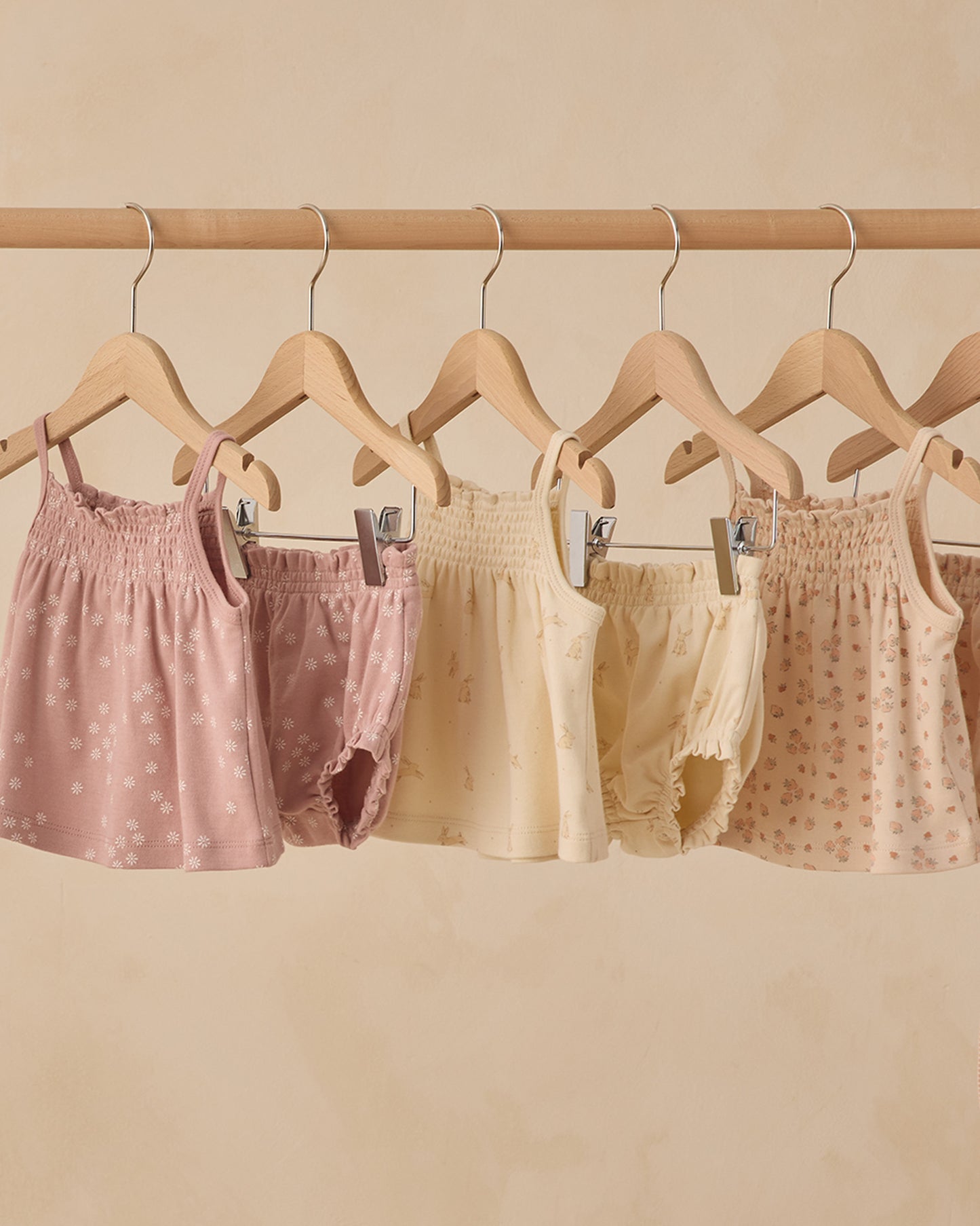 Smocked Tank + Bloomer Set Strawberries - Rylee + Cru | Kids Clothes | Trendy Baby Clothes | Modern Infant Outfits |
