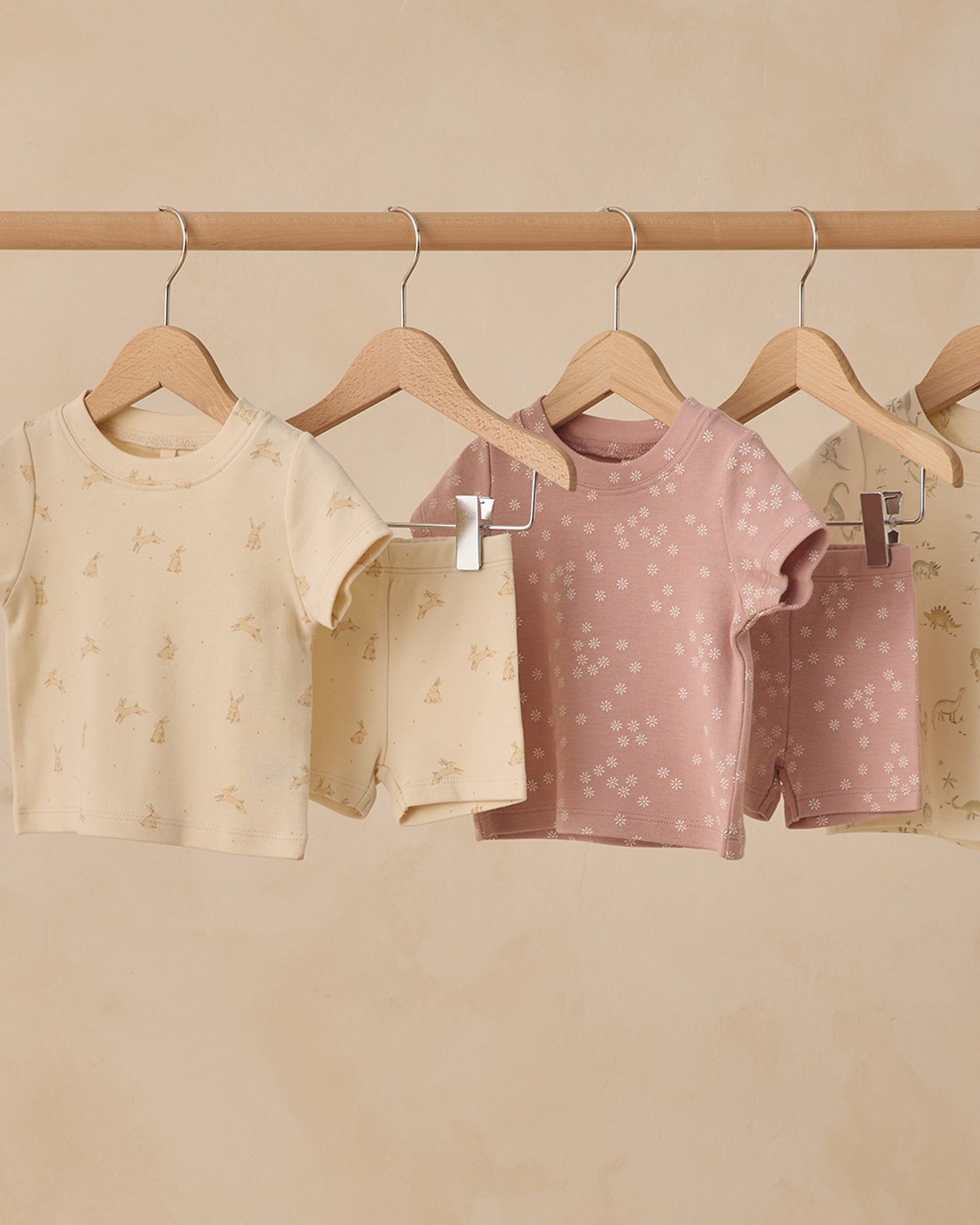 Summer Pajama Set Bunnies - Rylee + Cru | Kids Clothes | Trendy Baby Clothes | Modern Infant Outfits |