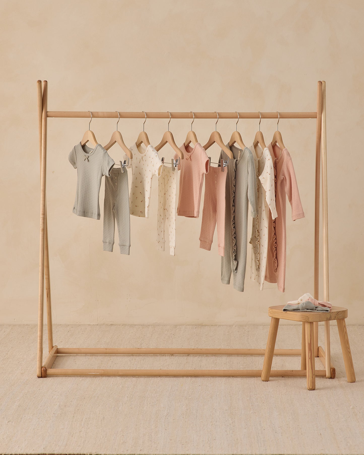 Pointelle Tee + Legging Melon - Rylee + Cru | Kids Clothes | Trendy Baby Clothes | Modern Infant Outfits |