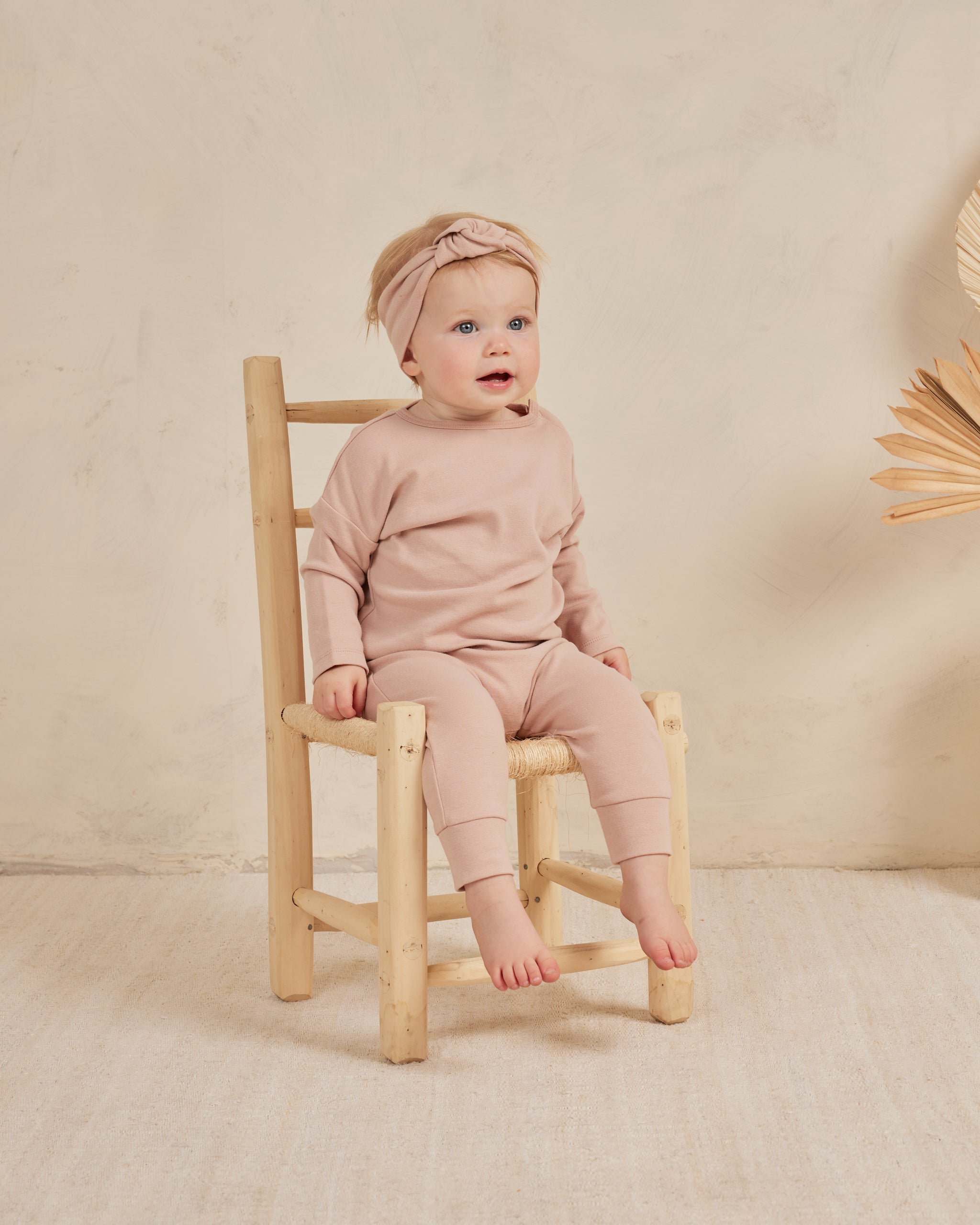 Long Sleeve Tee || Blush - Rylee + Cru | Kids Clothes | Trendy Baby Clothes | Modern Infant Outfits |