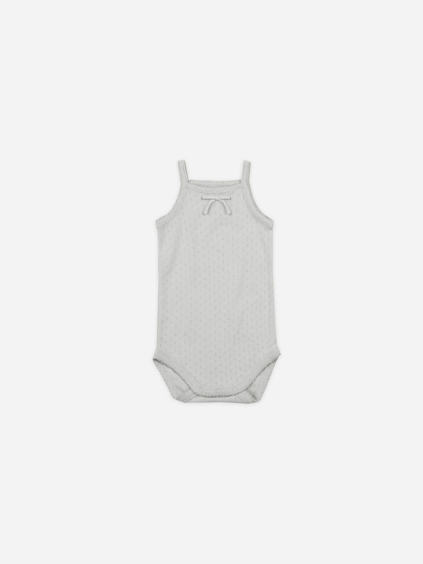 Pointelle Tank Bodysuit || Cloud - Rylee + Cru | Kids Clothes | Trendy Baby Clothes | Modern Infant Outfits |