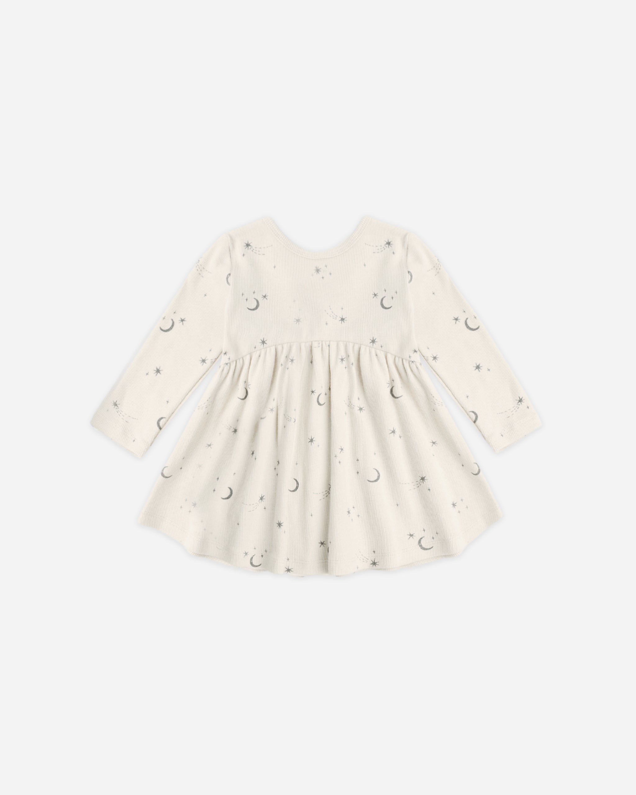 Ribbed Long Sleeve Dress Celestial – Quincy Mae