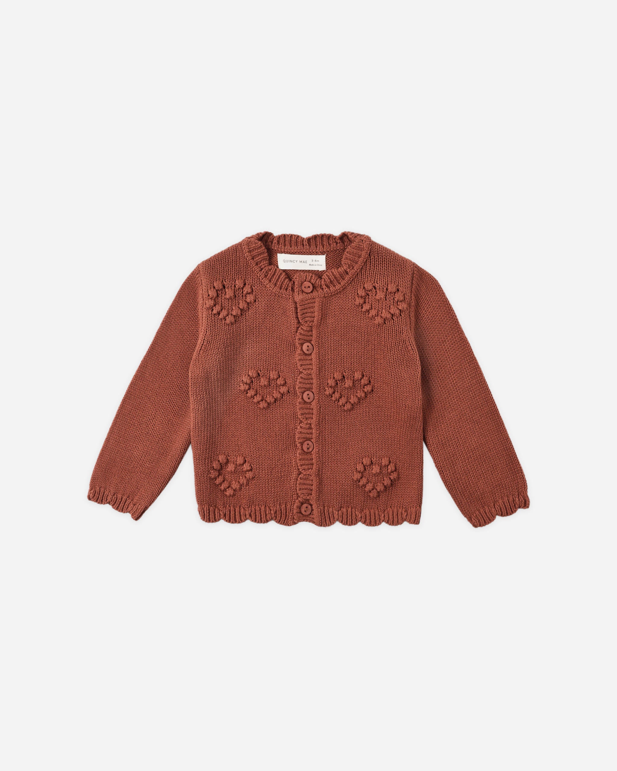 Knit Cardigan Red – Quincy Mae