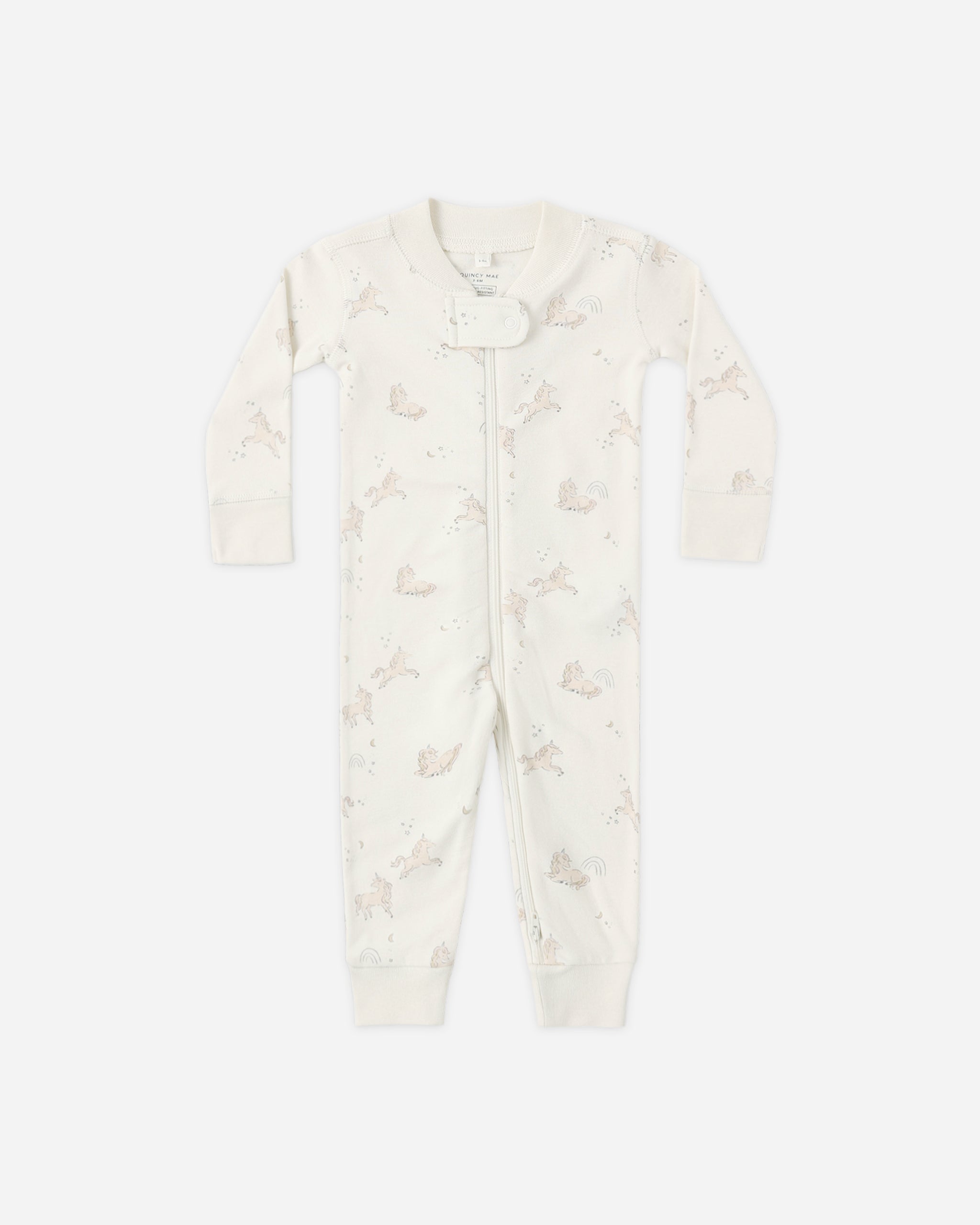 Zip Longsleeve Sleeper Unicorns – Quincy Mae